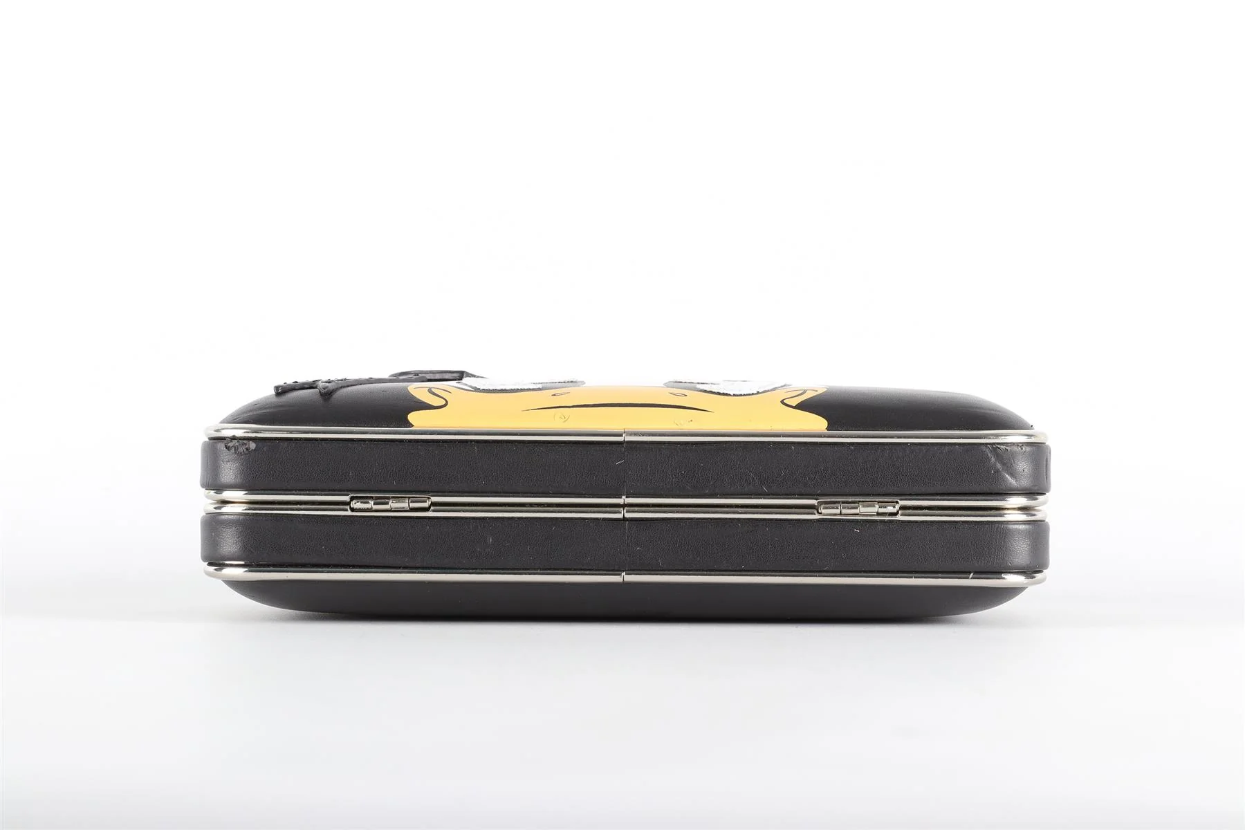 PINKO BLACK LEATHER CLUTCH - Image 7