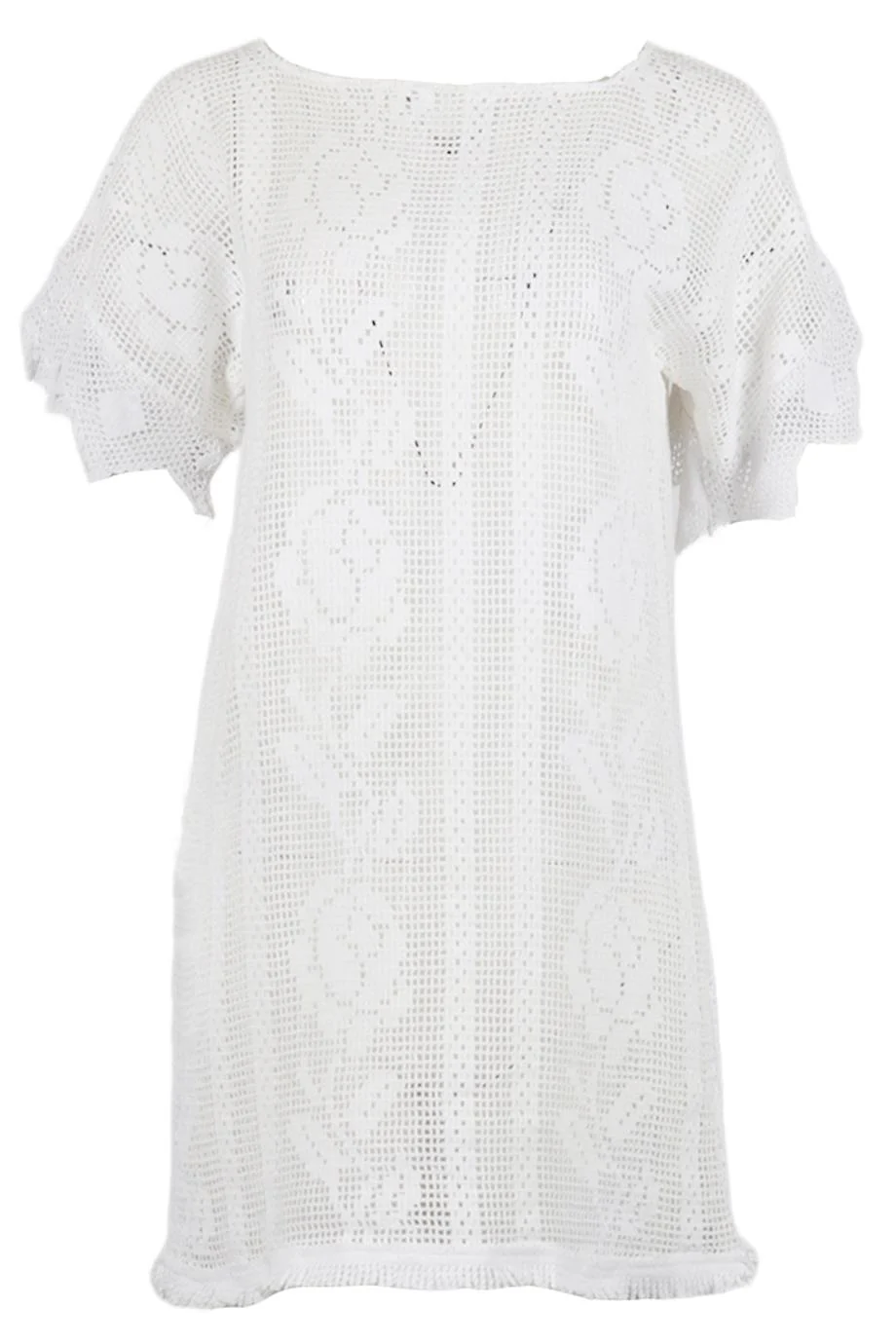 PLACE NATIONALE COTTON MINI DRESS ONE SIZE