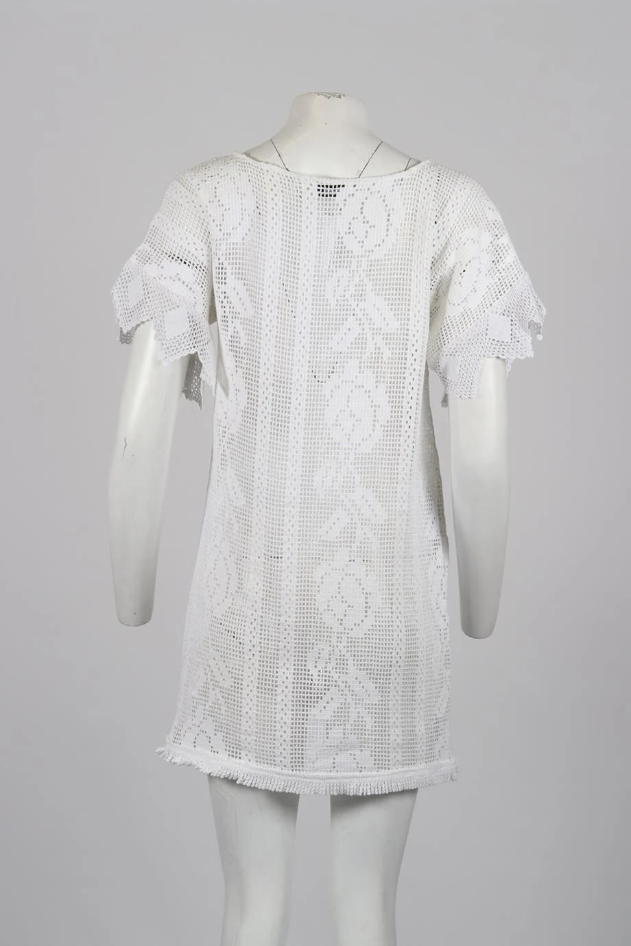 PLACE NATIONALE COTTON MINI DRESS ONE SIZE - Image 4