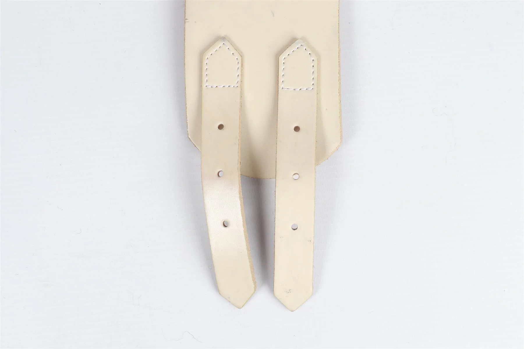 PLEIN SUD CREAM LEATHER WAIST BELT FR 38 UK 10 - Image 16