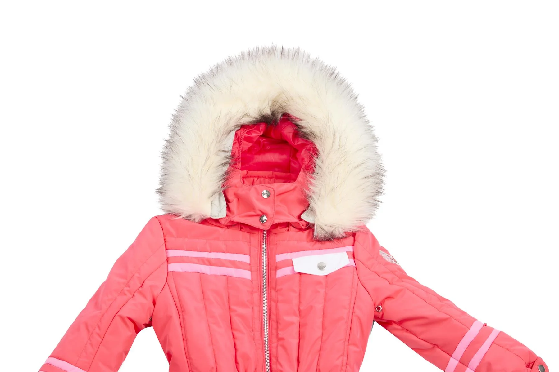 POIVRE BLANC RED KIDS GIRLS SKI SUIT 4 YEARS - Image 3