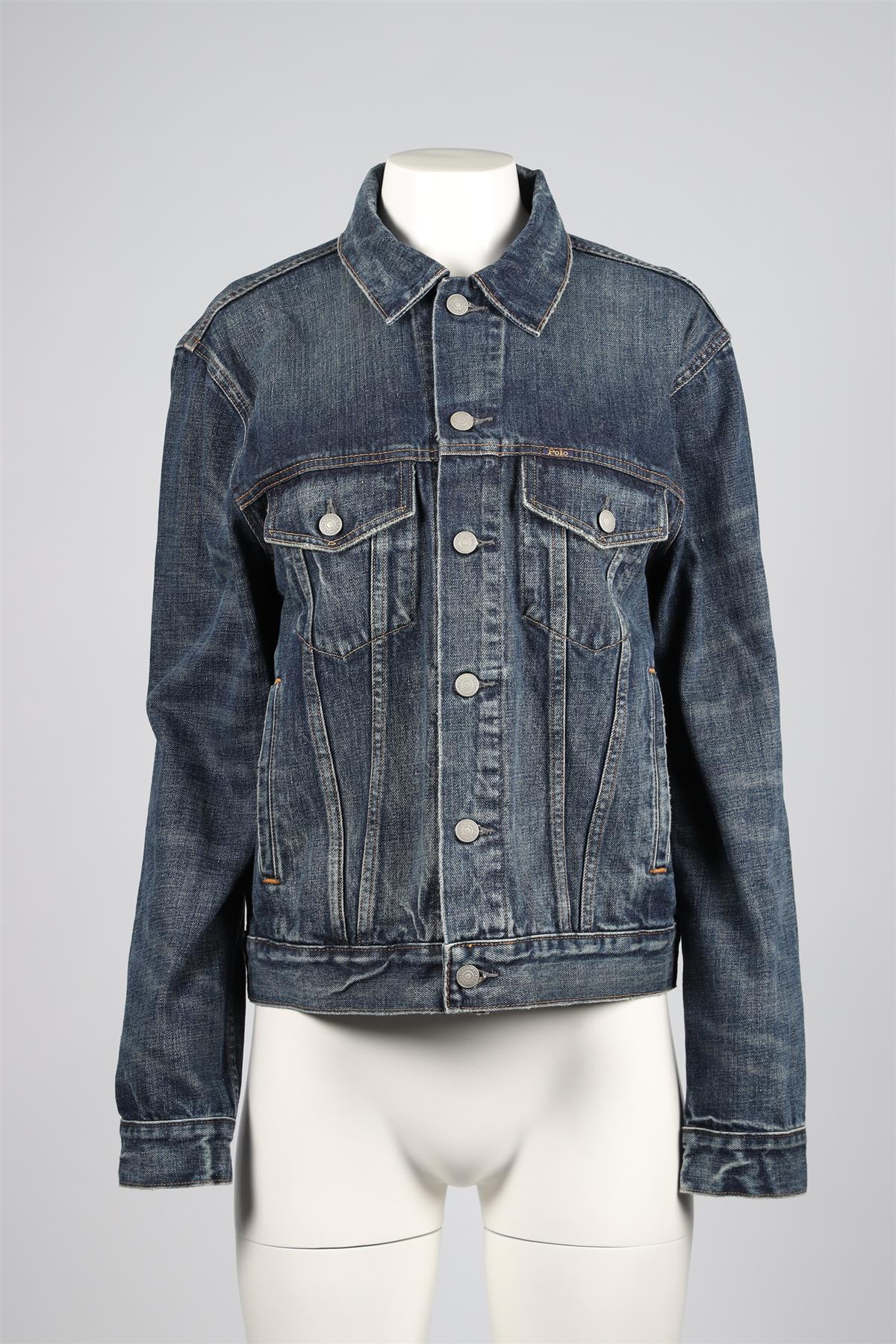 POLO BY RALPH LAUREN BLUE DENIM JACKET MEDIUM - Image 2