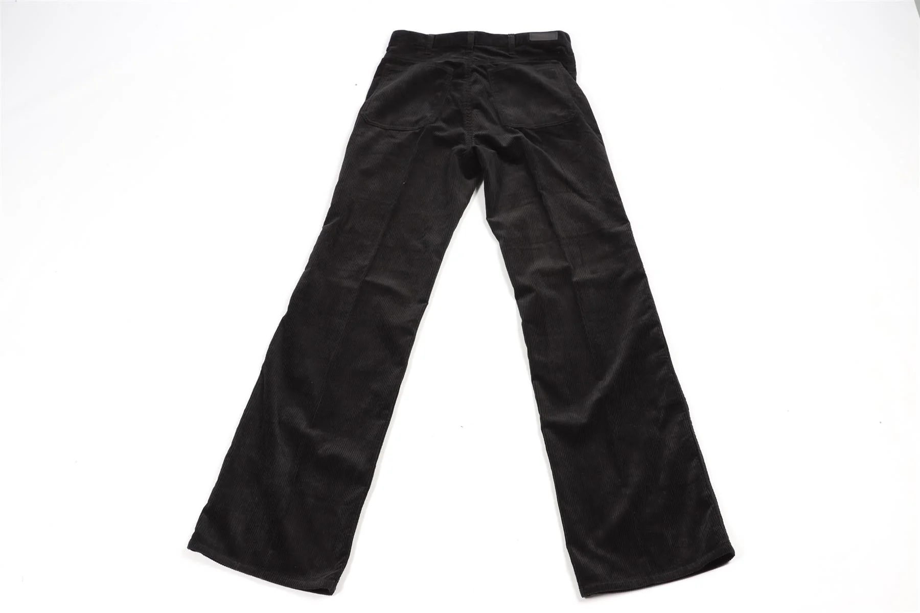 POLO RALPH LAUREN BLACK CORDUROY FLARED PANTS US 6 UK 10 - Image 4