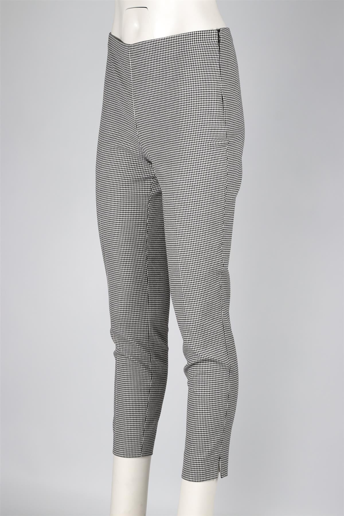 POLO RALPH LAUREN BLACK COTTON STRAIGHT LEG PANTS US 4 UK 8 - Image 3