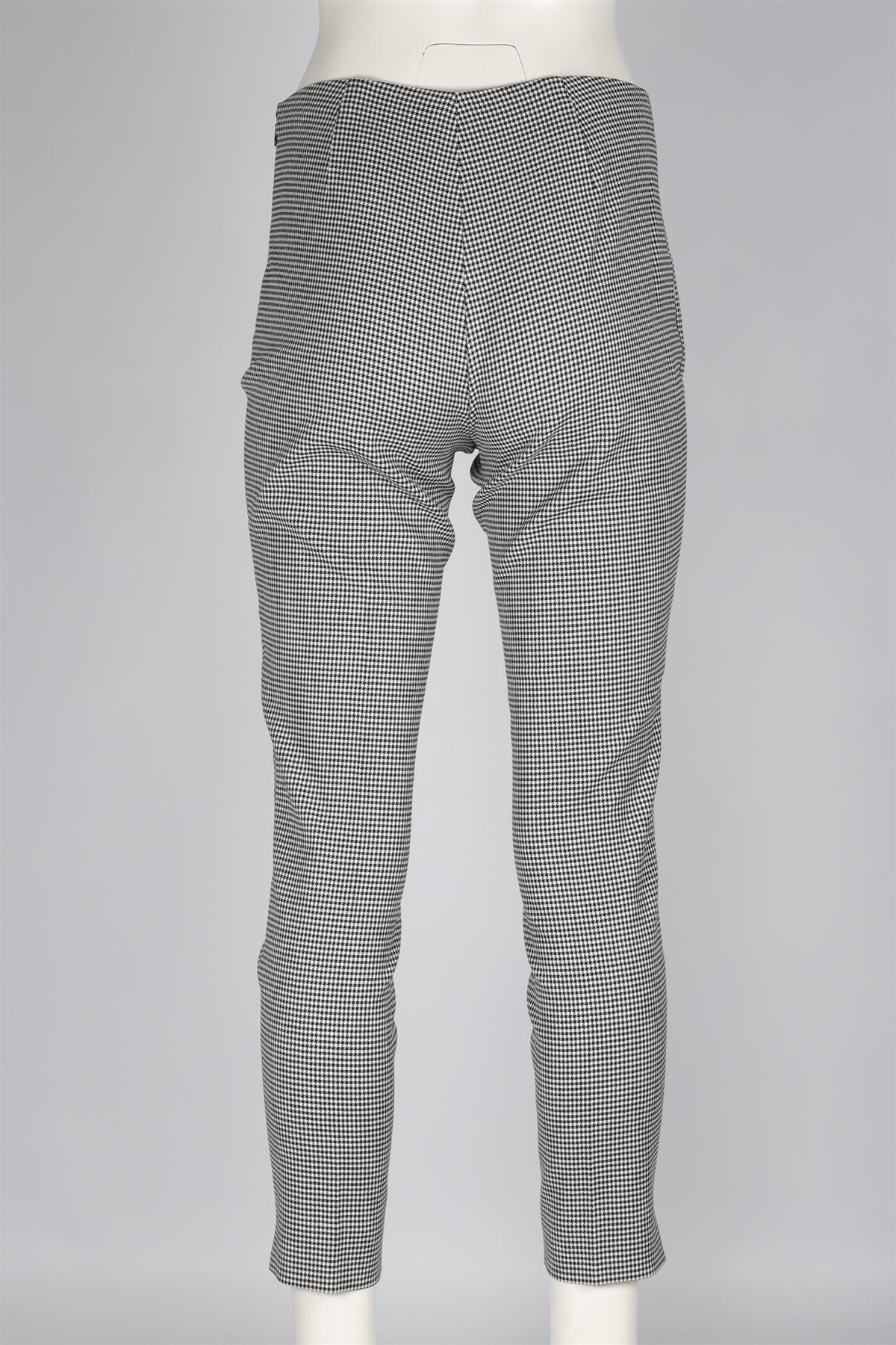 POLO RALPH LAUREN BLACK COTTON STRAIGHT LEG PANTS US 4 UK 8 - Image 4