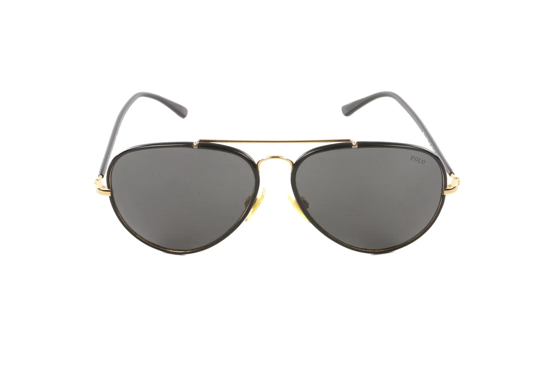 POLO RALPH LAUREN BLACK METAL SUNGLASSES - Image 3