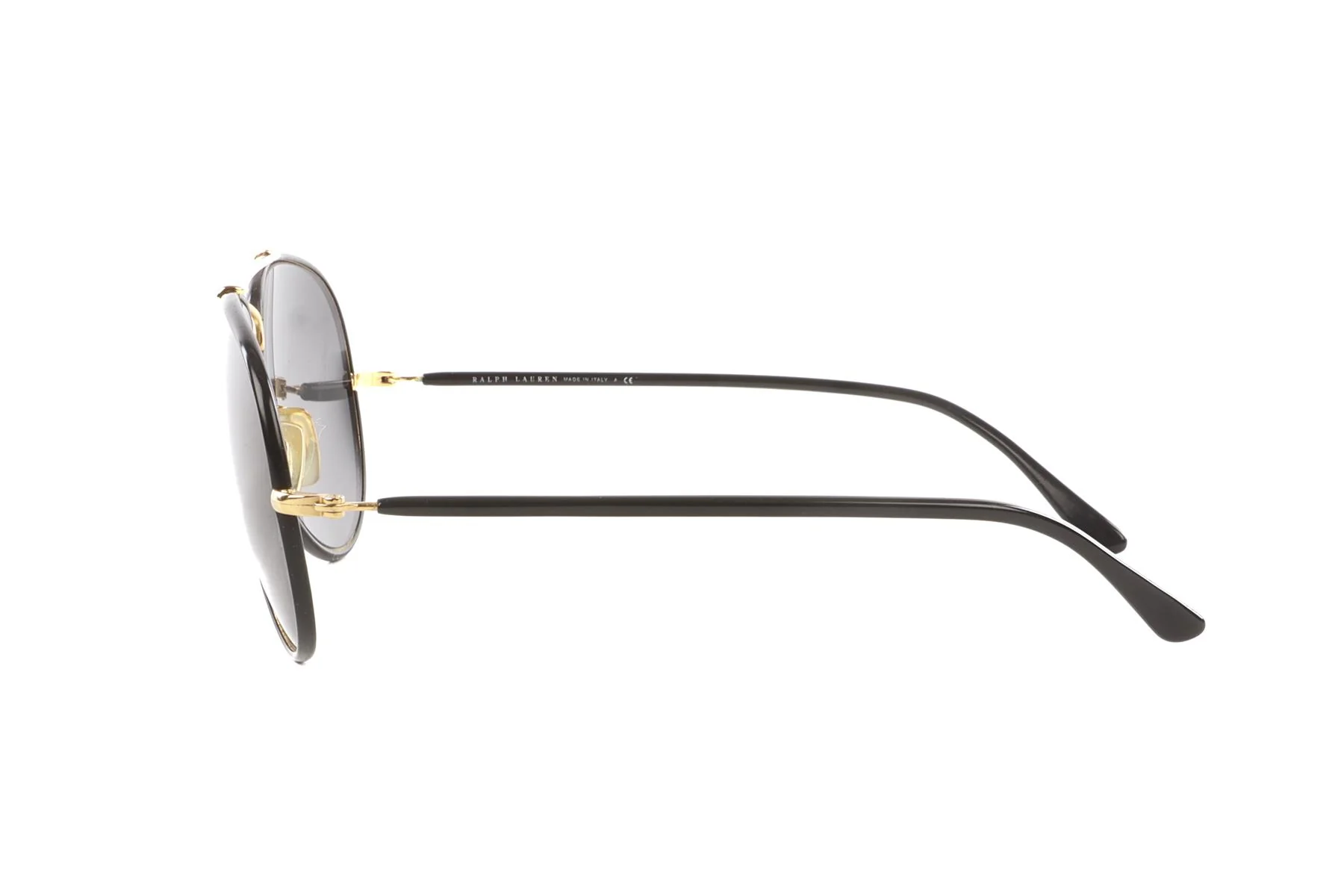 POLO RALPH LAUREN BLACK METAL SUNGLASSES - Image 6
