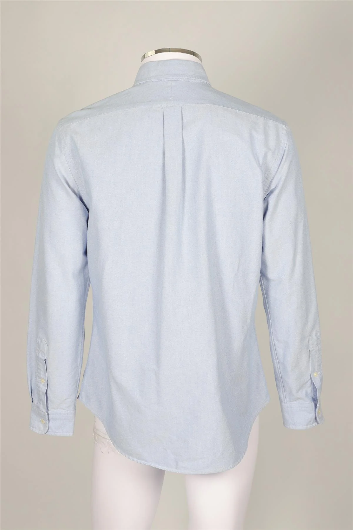 POLO RALPH LAUREN BLUE MEN'S COTTON SHIRT LARGE - Image 4