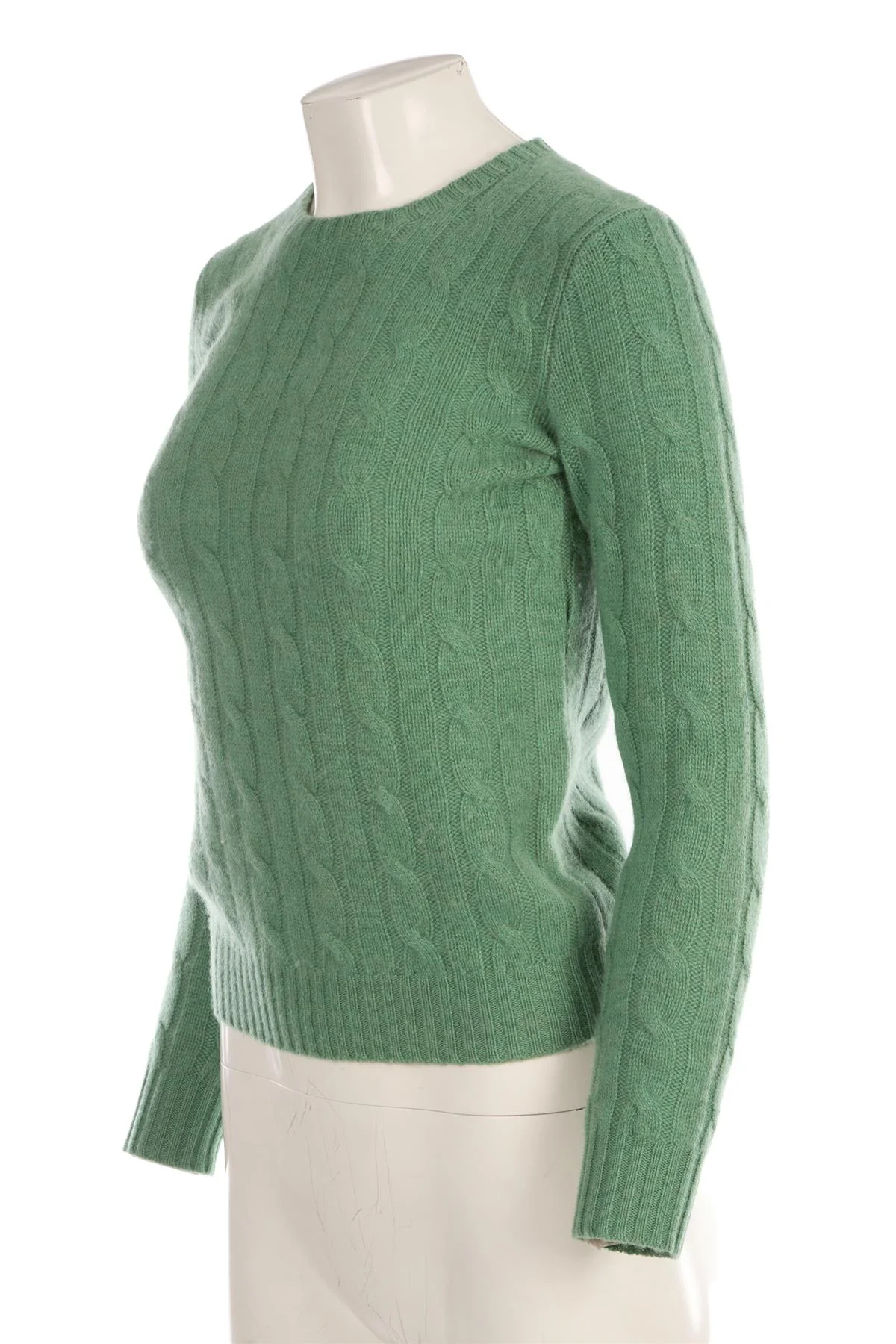 POLO RALPH LAUREN GREEN CASHMERE SWEATER XSMALL - Image 3