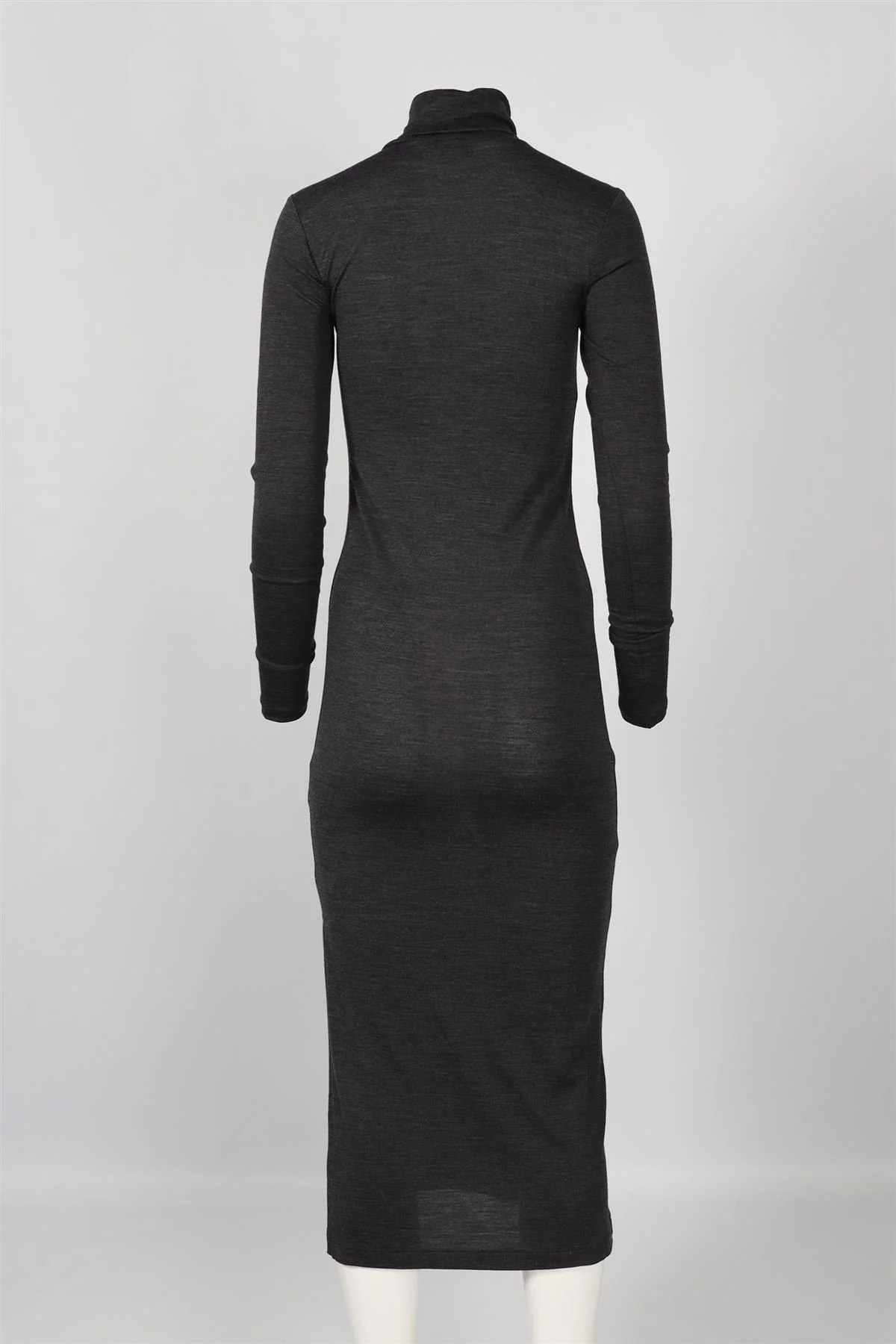 POLO RALPH LAUREN GREY WOOL BLEND MAXI DRESS XSMALL - Image 4