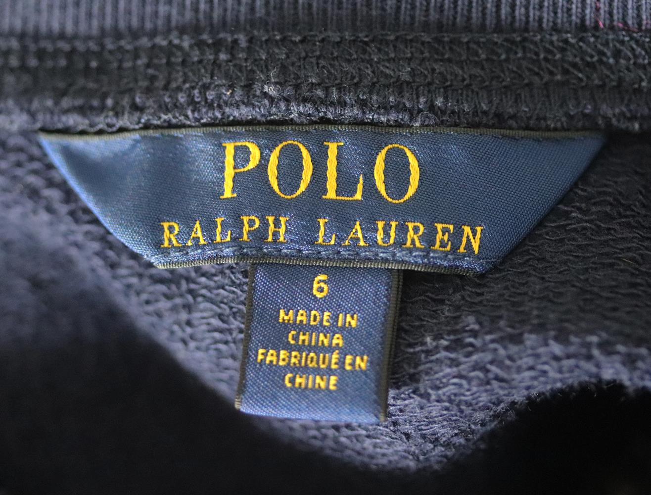 POLO RALPH LAUREN KIDS GIRLS COTTON SWEATSHIRT 6 YEARS - Image 4
