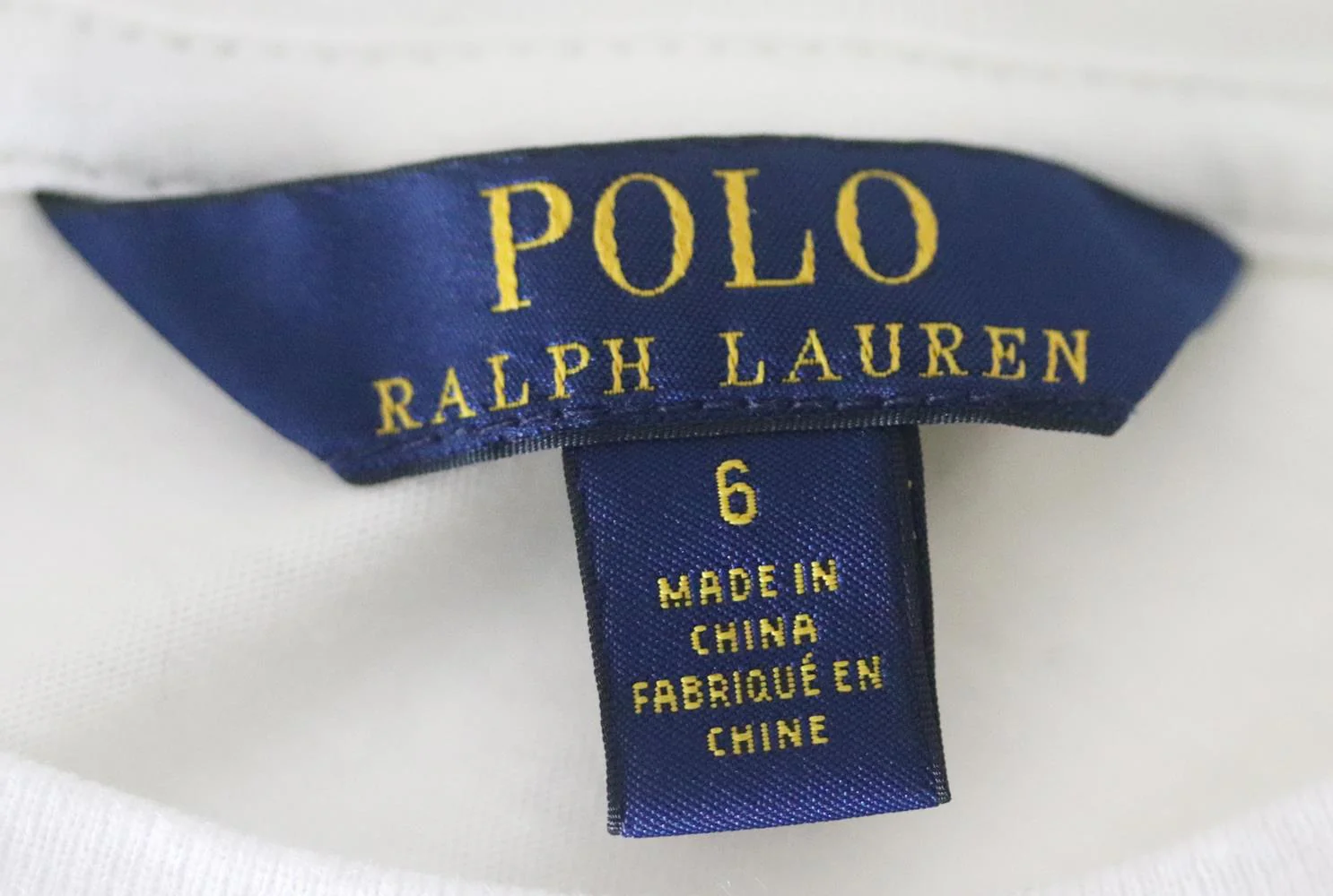 POLO RALPH LAUREN KIDS GIRLS COTTON T-SHIRT 6 YEARS - Image 4