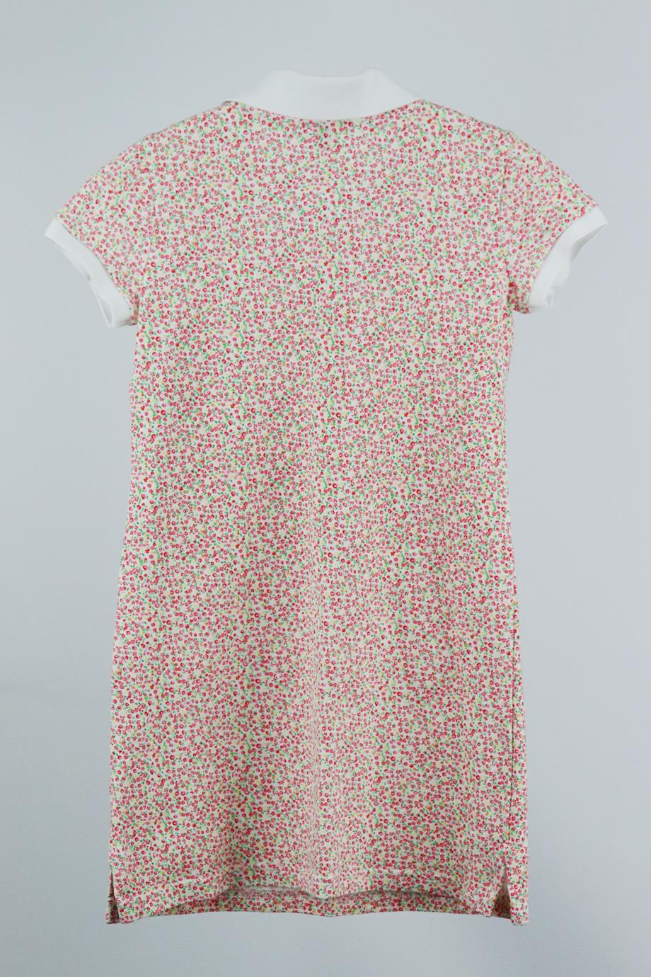 POLO RALPH LAUREN KIDS GIRLS FLORAL COTTON DRESS 7 YEARS - Image 3