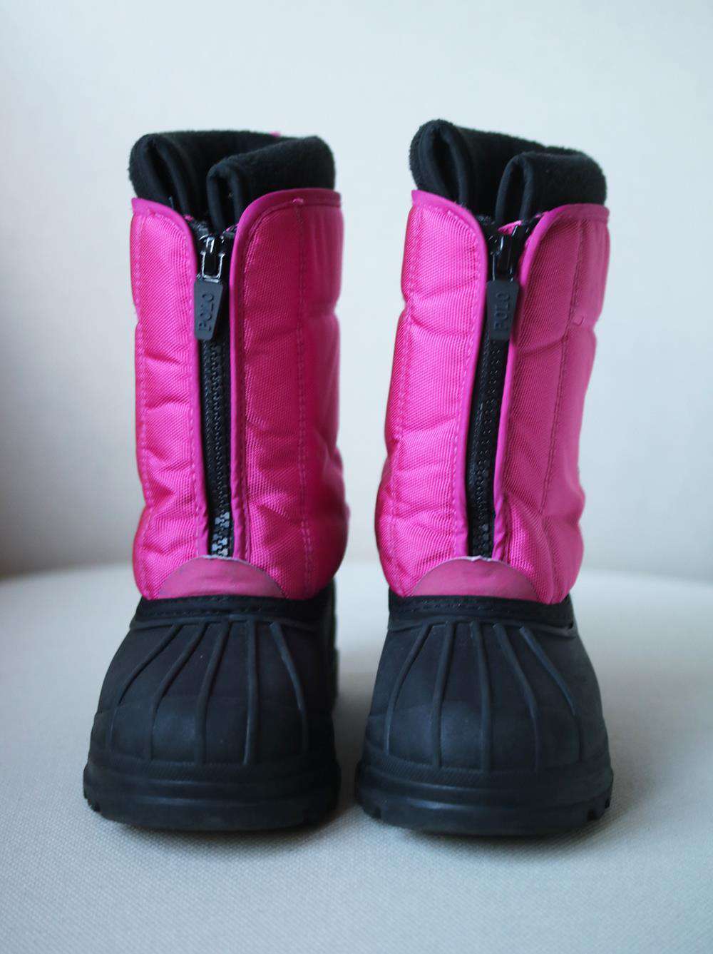POLO RALPH LAUREN KIDS GIRLS VANCOUVER SNOW BOOTS EU 25 UK 8 - Image 2