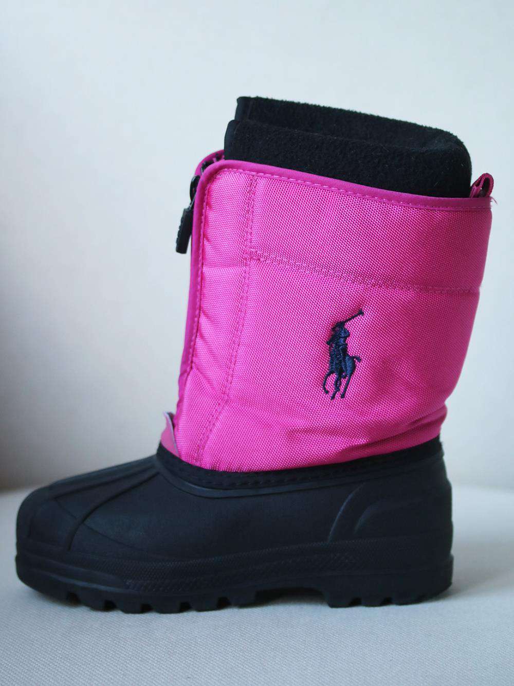 POLO RALPH LAUREN KIDS GIRLS VANCOUVER SNOW BOOTS EU 25 UK 8 - Image 3