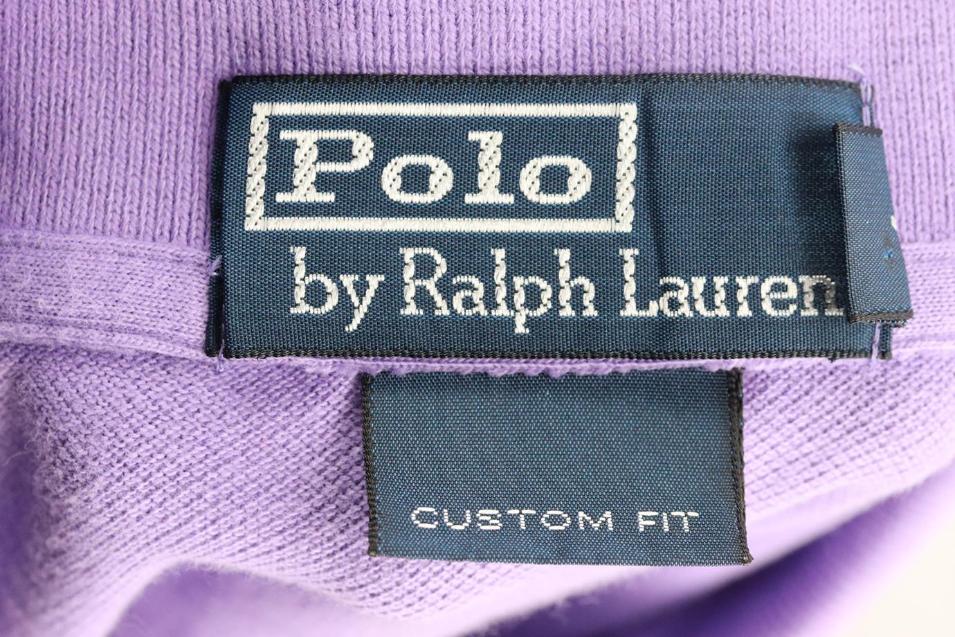 POLO RALPH LAUREN MEN'S CUSTOM FIT COTTON PIQUÉ POLO SHIRT LARGE - Image 4