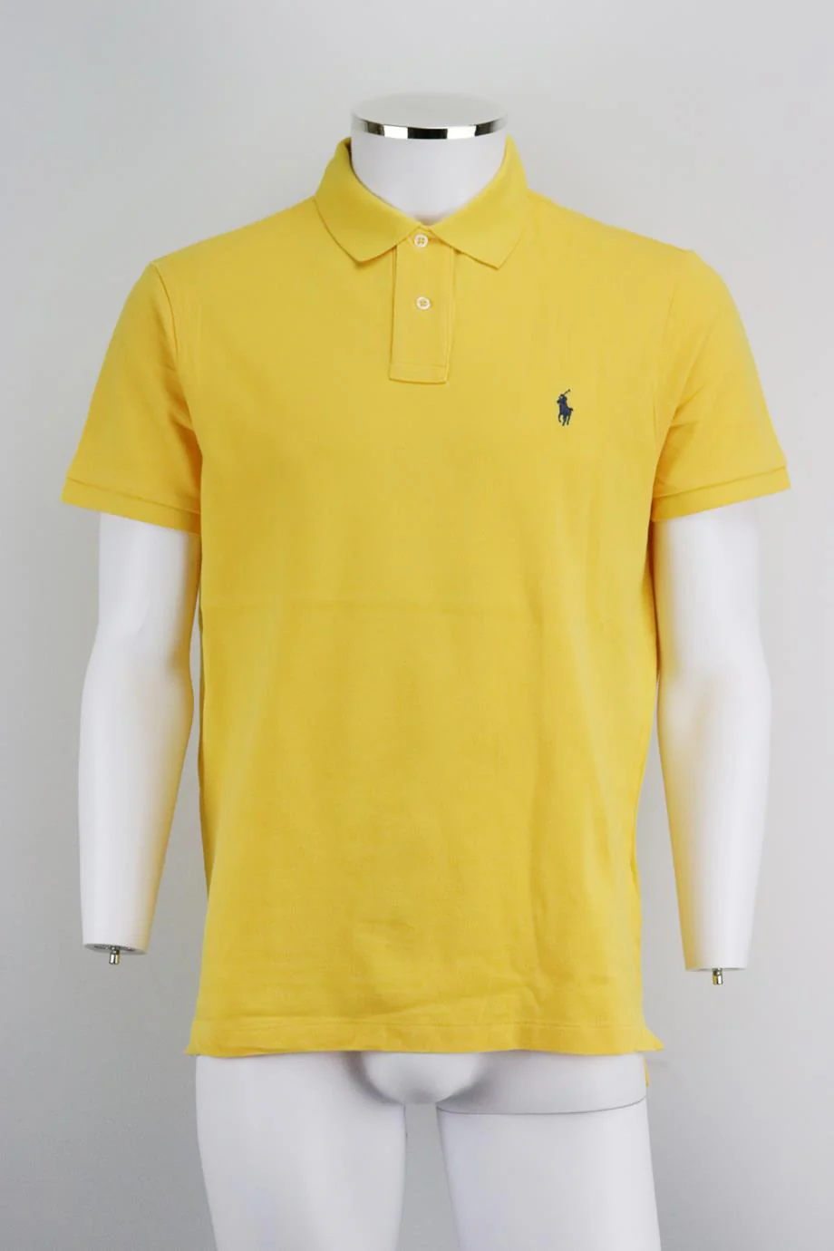 POLO RALPH LAUREN MEN'S CUSTOM FIT COTTON PIQUÉ POLO SHIRT LARGE - Image 2