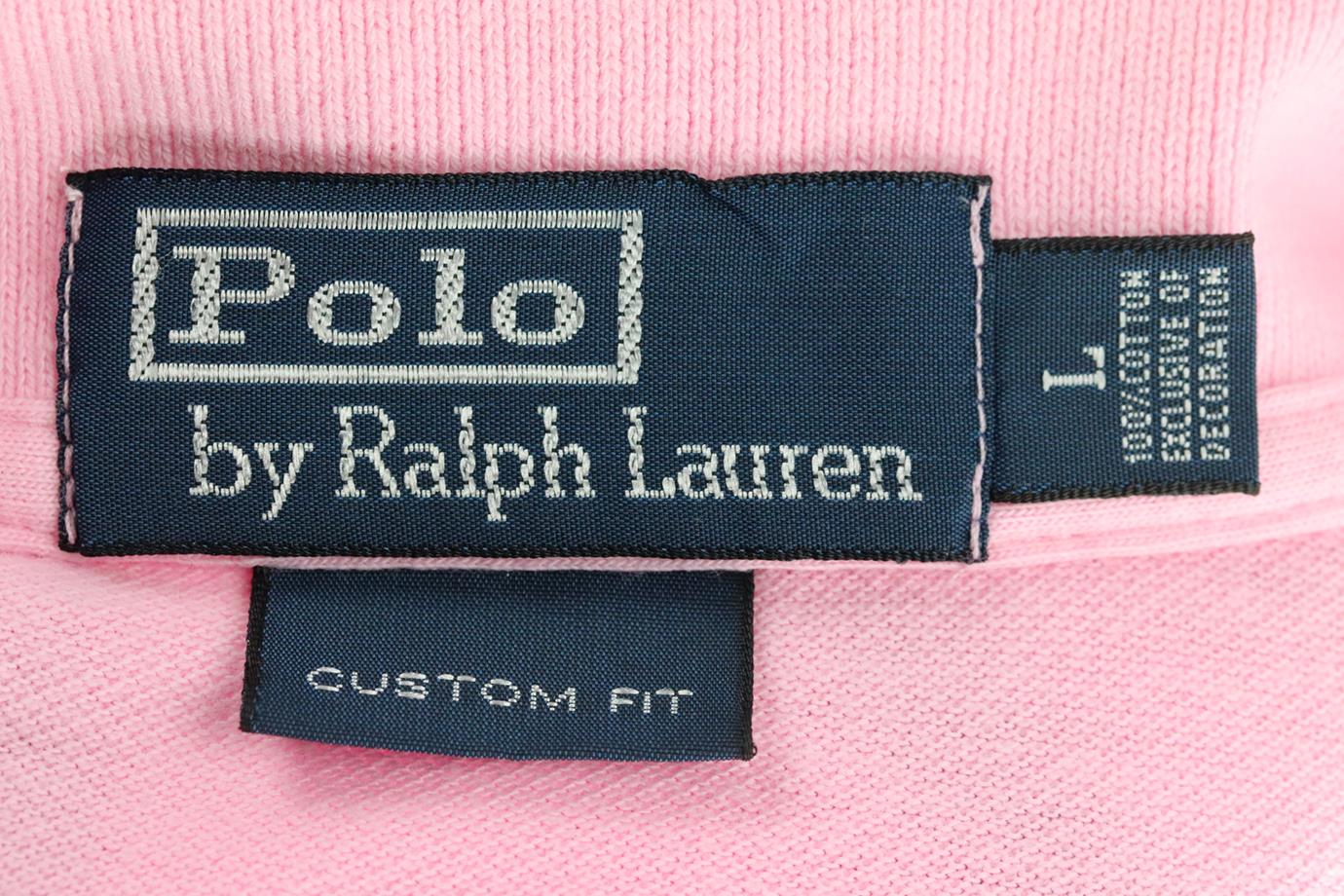 POLO RALPH LAUREN MEN'S CUSTOM FIT COTTON PIQUÉ POLO SHIRT LARGE - Image 4