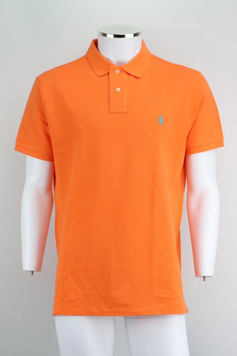 POLO RALPH LAUREN MEN'S CUSTOM SLIM FIT COTTON PIQUÉ POLO SHIRT LARGE - Image 2