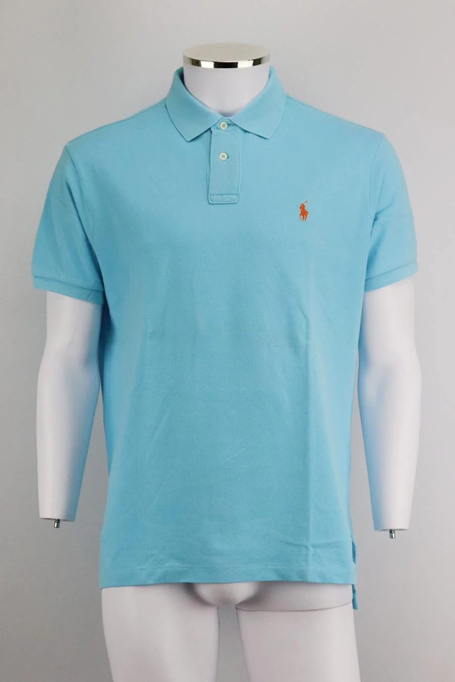 POLO RALPH LAUREN MEN'S SLIM FIT COTTON PIQUÉ POLO SHIRT LARGE - Image 2