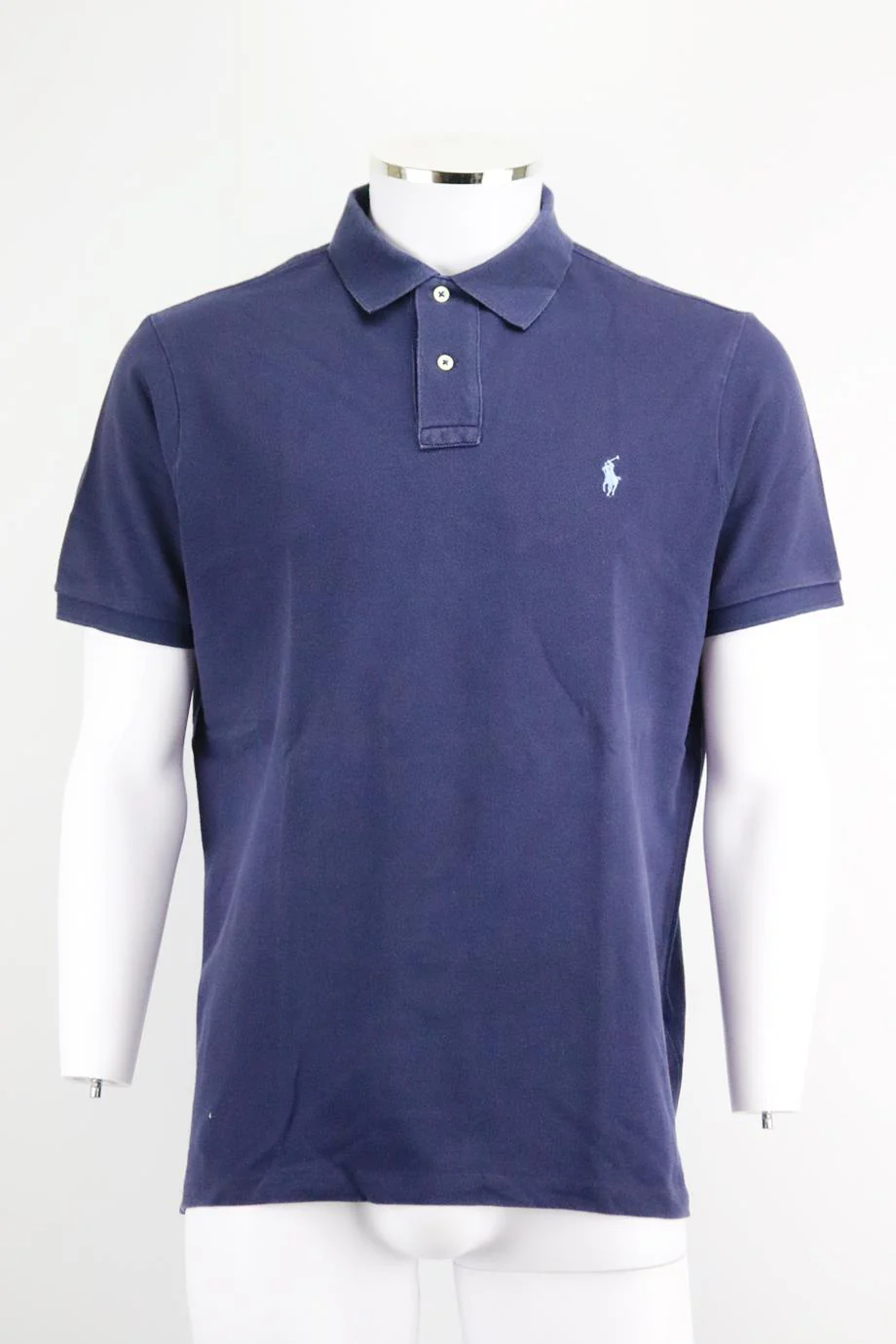 POLO RALPH LAUREN MEN'S SLIM FIT COTTON PIQUÉ POLO SHIRT LARGE - Image 2