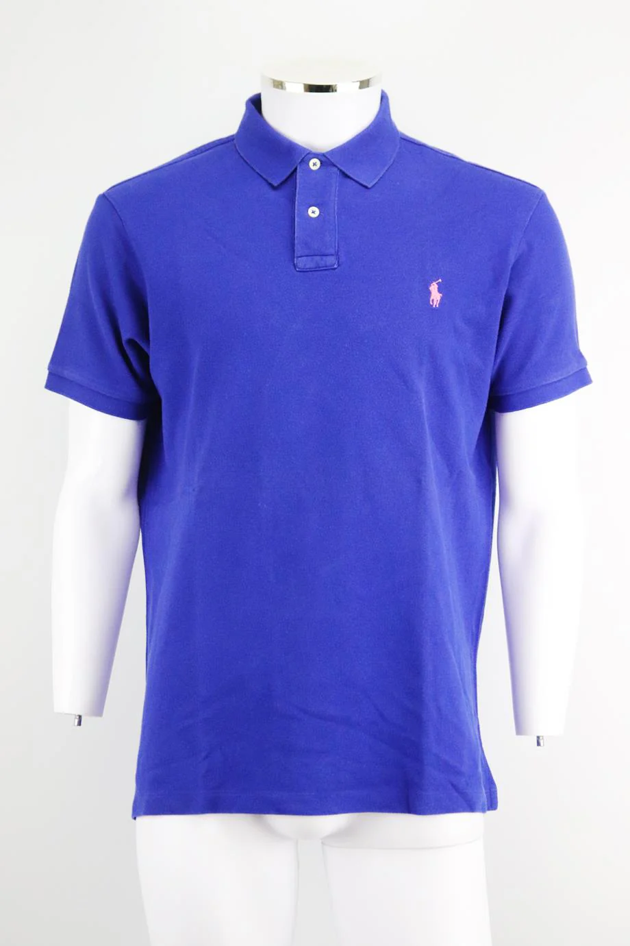 POLO RALPH LAUREN MEN'S SLIM FIT COTTON PIQUÉ POLO SHIRT LARGE - Image 2