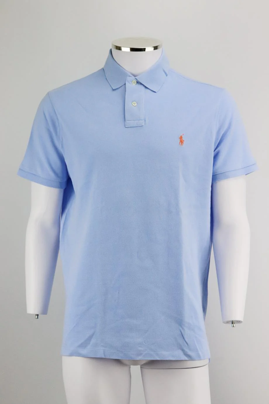 POLO RALPH LAUREN MEN'S SLIM FIT COTTON PIQUÉ POLO SHIRT LARGE - Image 2