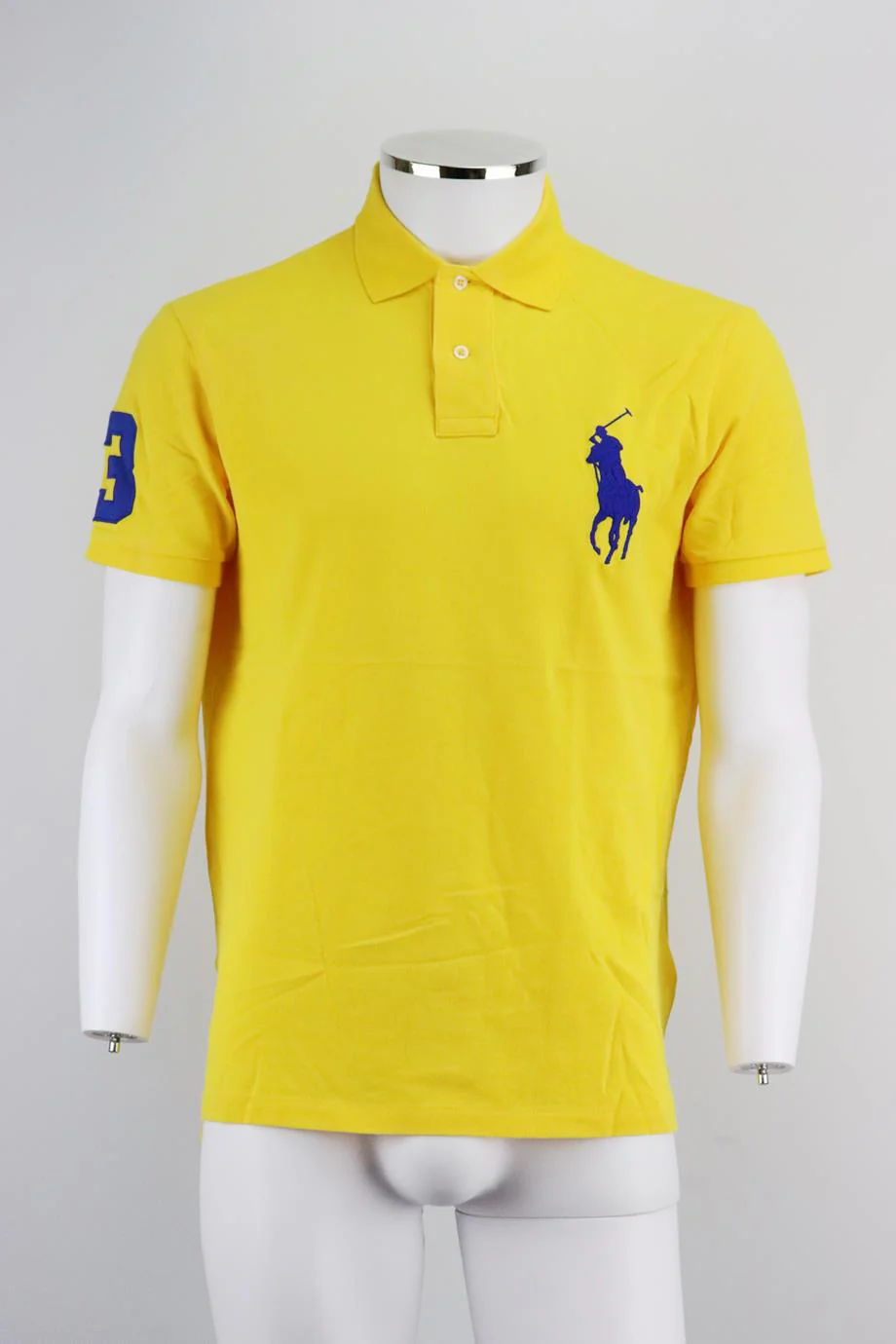 POLO RALPH LAUREN MEN'S SLIM FIT COTTON PIQUÉ POLO SHIRT LARGE - Image 2