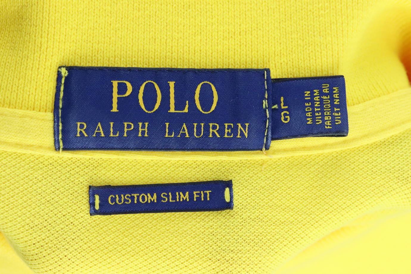 POLO RALPH LAUREN MEN'S SLIM FIT COTTON PIQUÉ POLO SHIRT LARGE - Image 4