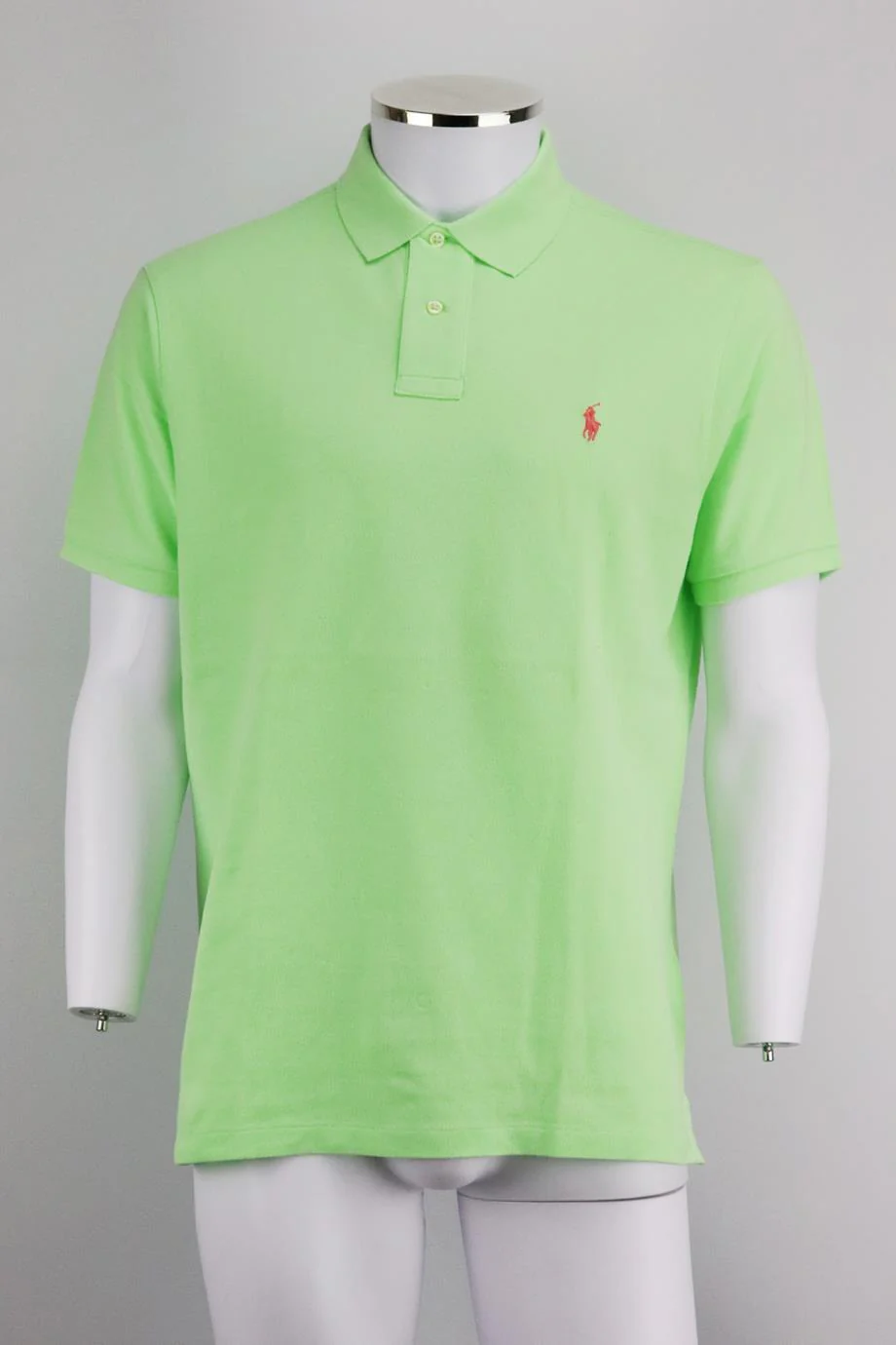 POLO RALPH LAUREN MEN'S SLIM FIT COTTON PIQUÉ POLO SHIRT LARGE - Image 2