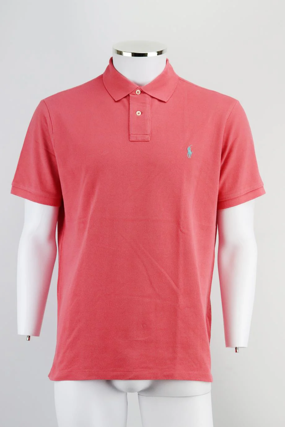 POLO RALPH LAUREN MEN'S SLIM FIT COTTON PIQUÉ POLO SHIRT LARGE - Image 2