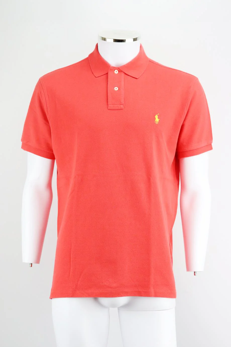POLO RALPH LAUREN MEN'S SLIM FIT COTTON PIQUÉ POLO SHIRT LARGE - Image 2