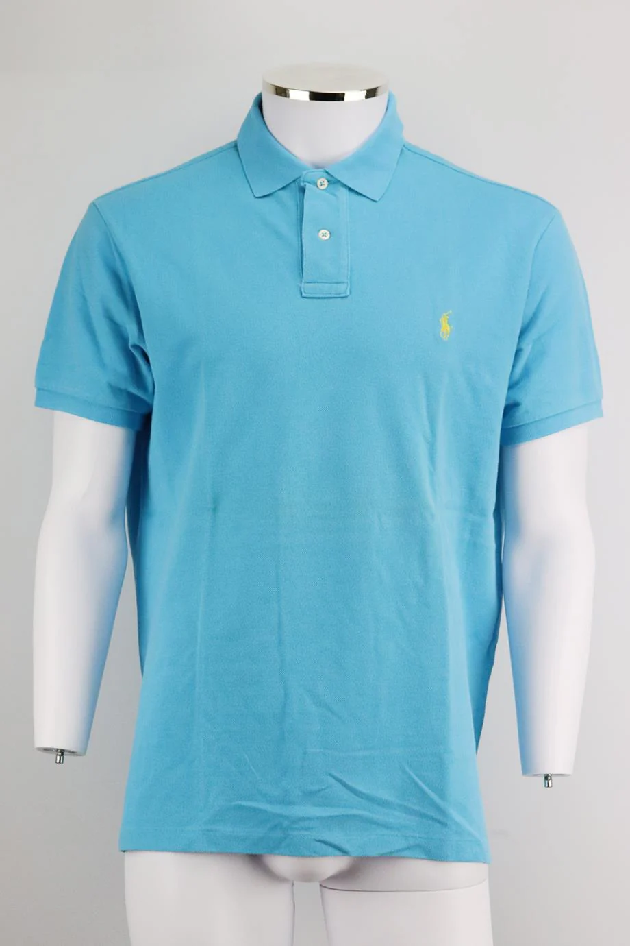 POLO RALPH LAUREN MEN'S SLIM FIT COTTON PIQUÉ POLO SHIRT LARGE - Image 2