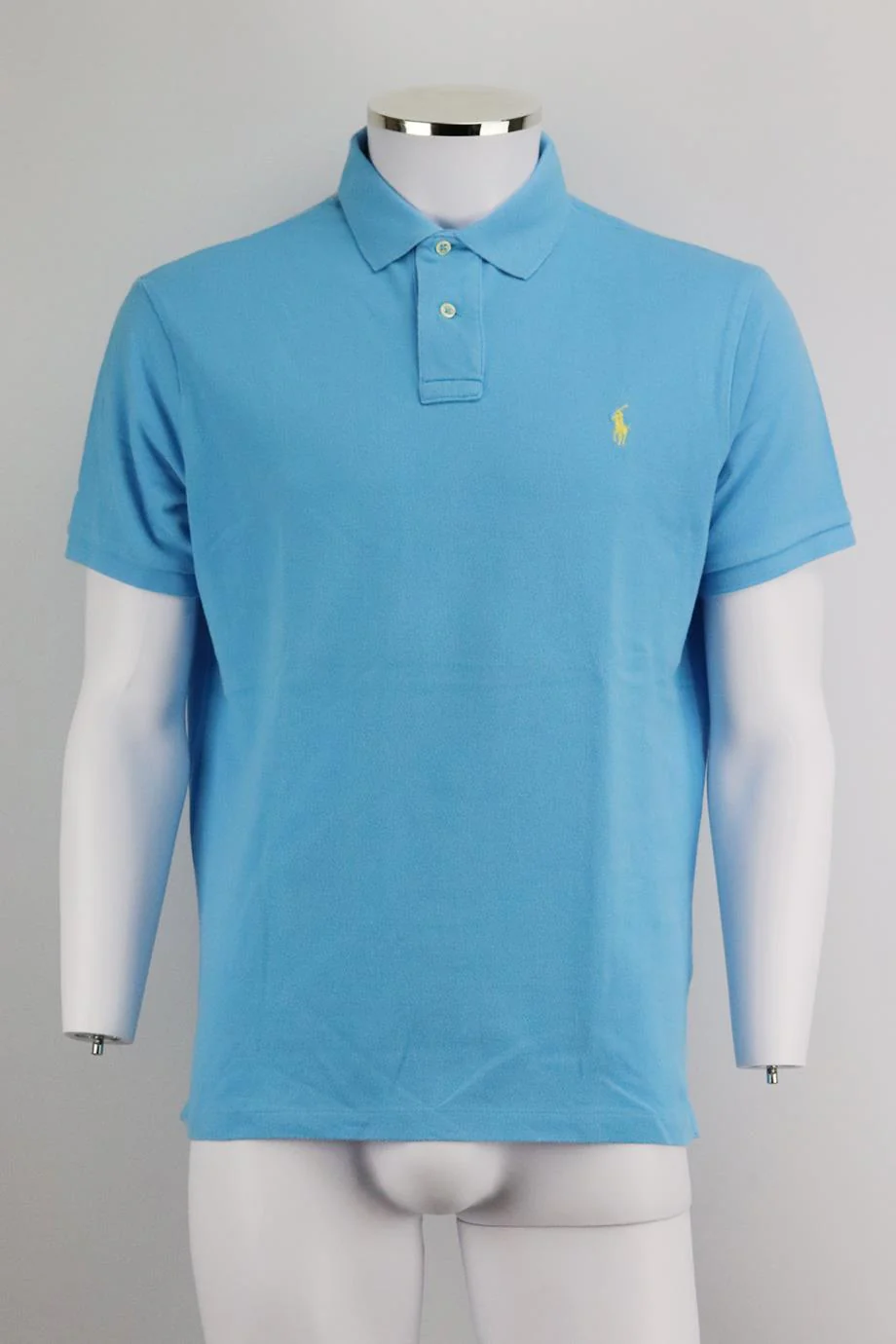 POLO RALPH LAUREN MEN'S SLIM FIT COTTON PIQUÉ POLO SHIRT LARGE - Image 2