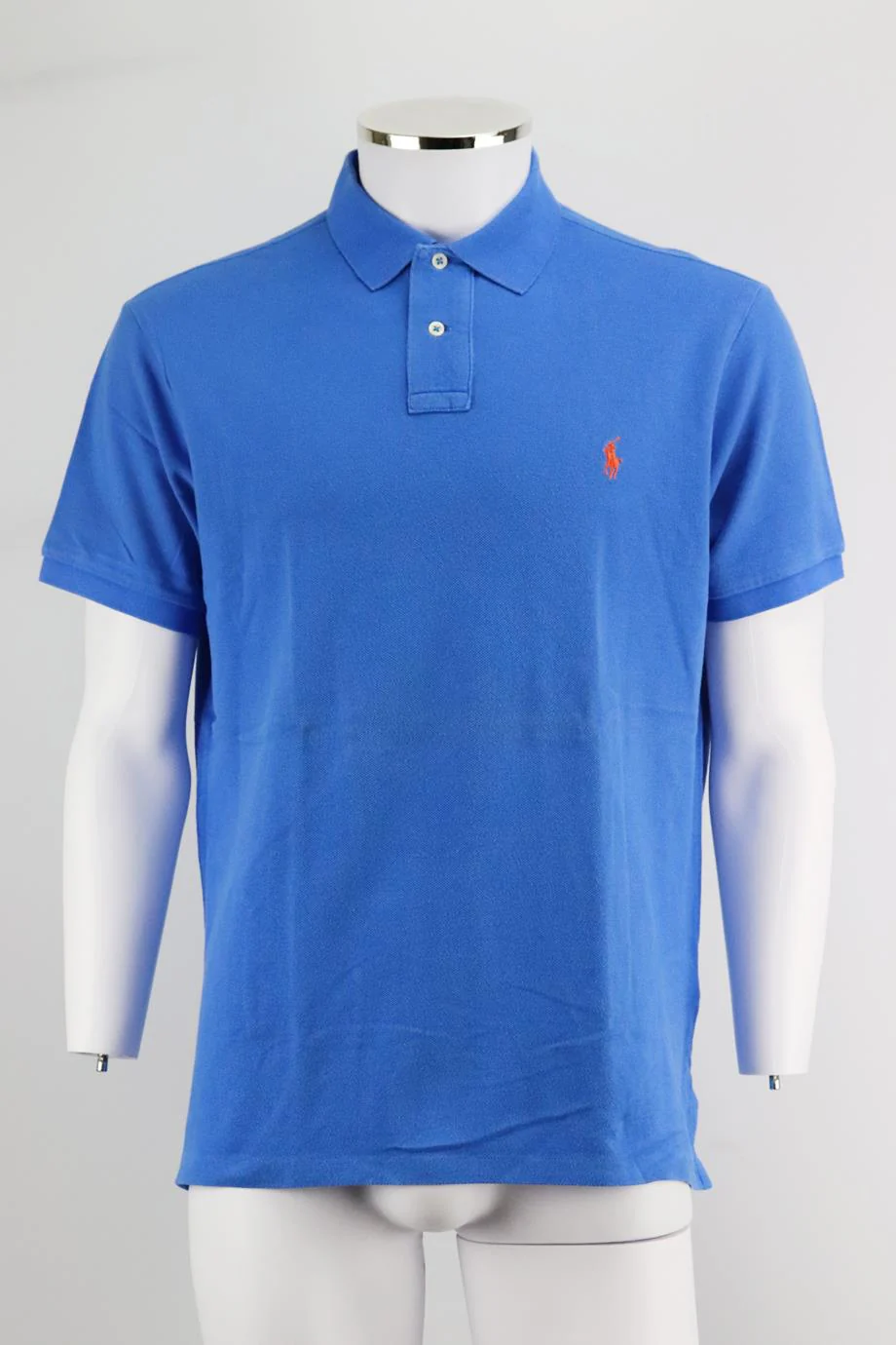 POLO RALPH LAUREN MEN'S SLIM FIT COTTON PIQUÉ POLO SHIRT LARGE - Image 2