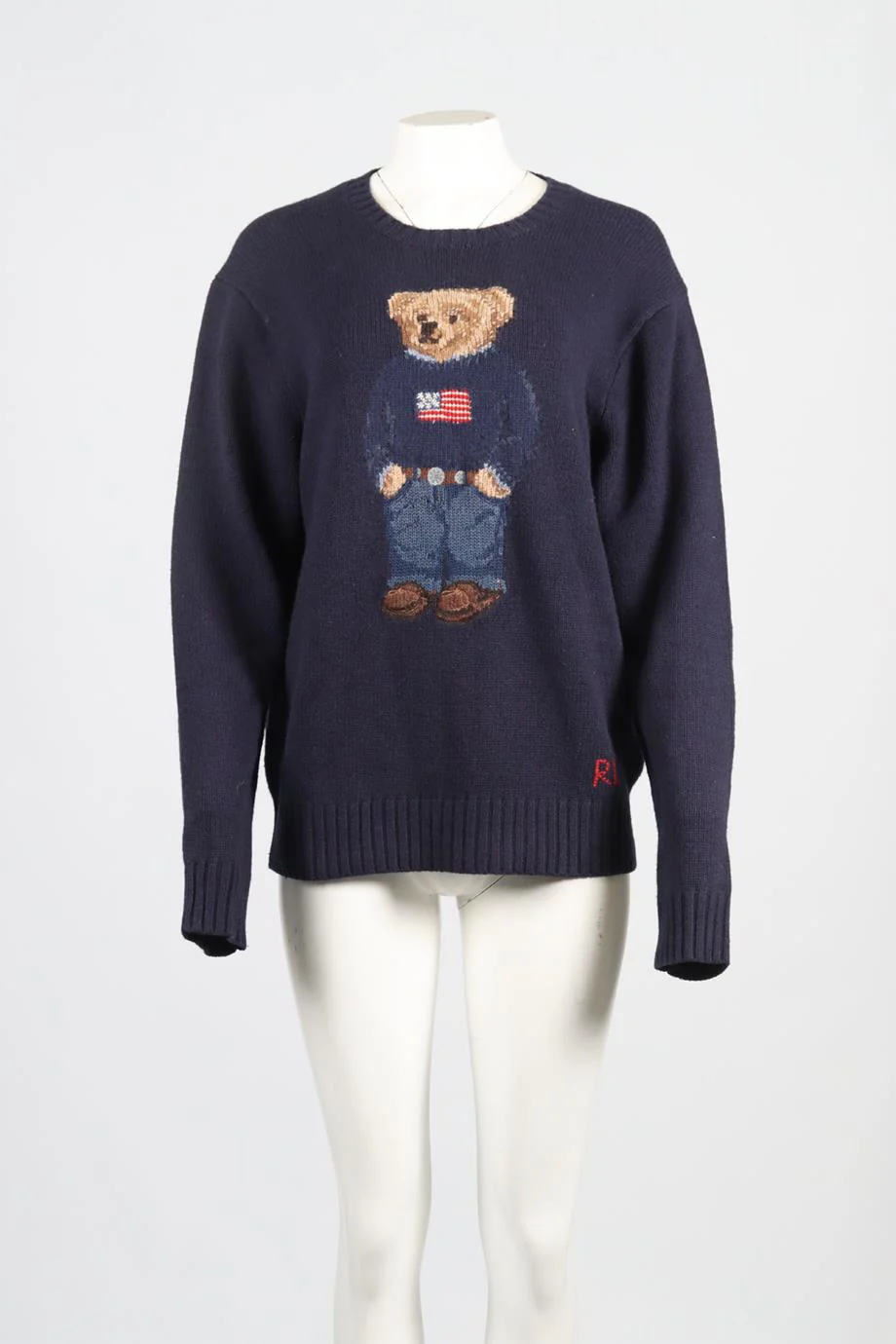 POLO RALPH LAUREN MEN'S WOOL BLEND SWEATER LARGE - Image 2