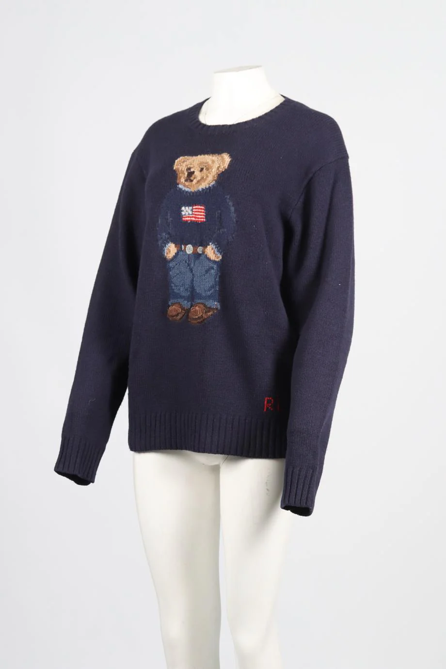 POLO RALPH LAUREN MEN'S WOOL BLEND SWEATER LARGE - Image 3
