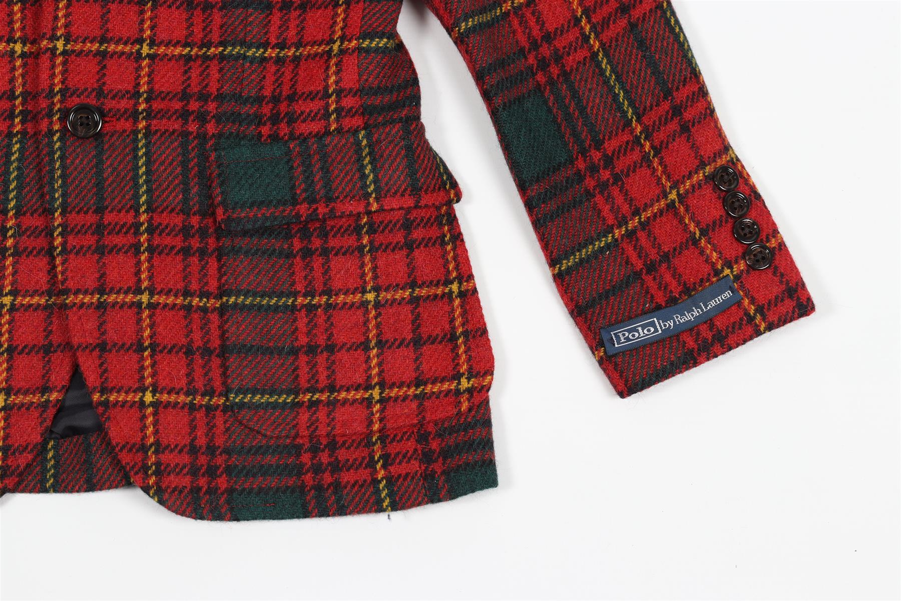 POLO RALPH LAUREN RED KIDS WOOL BLAZER 8 YEARS - Image 3