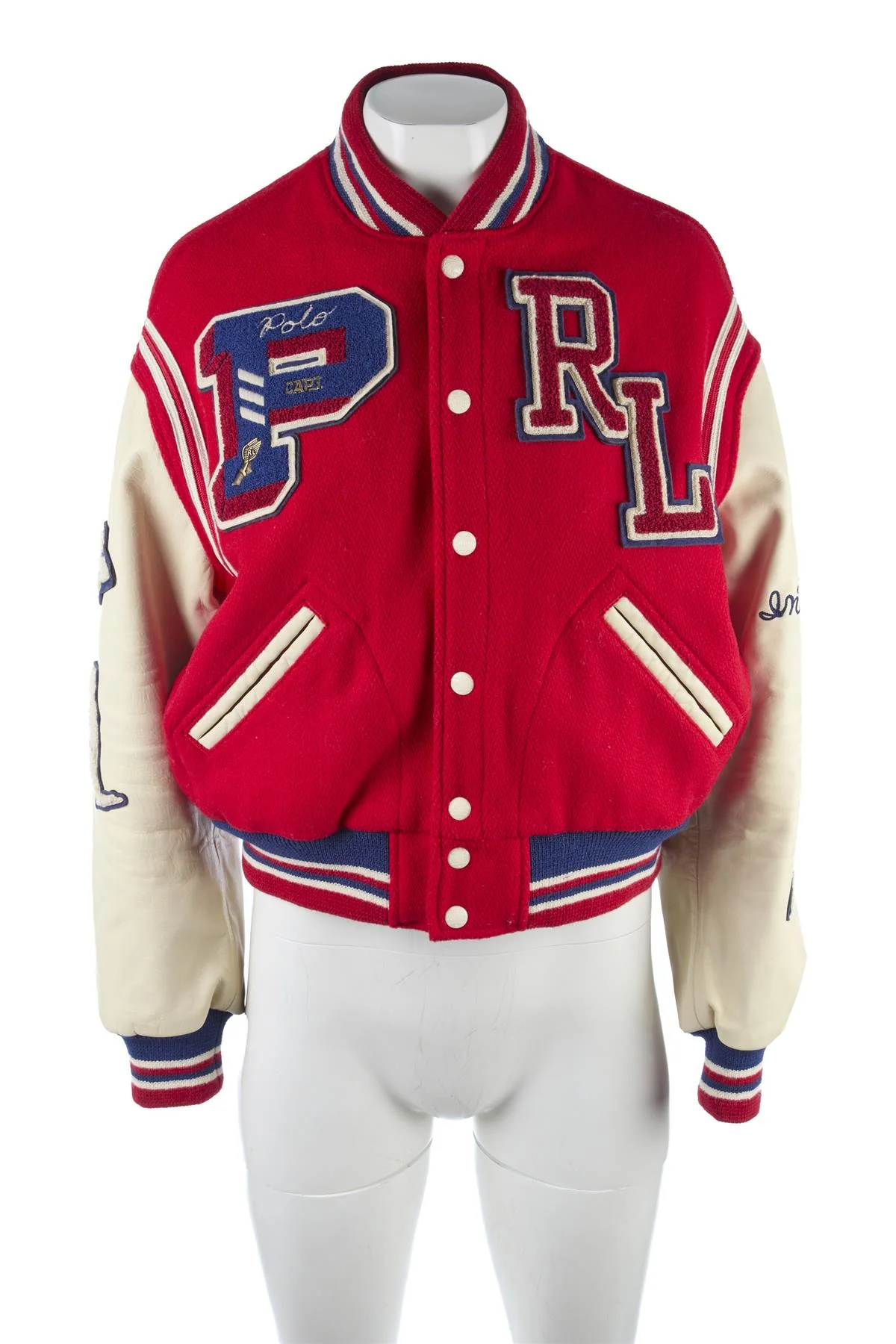 POLO RALPH LAUREN RED WOOL JACKET SMALL - Image 2