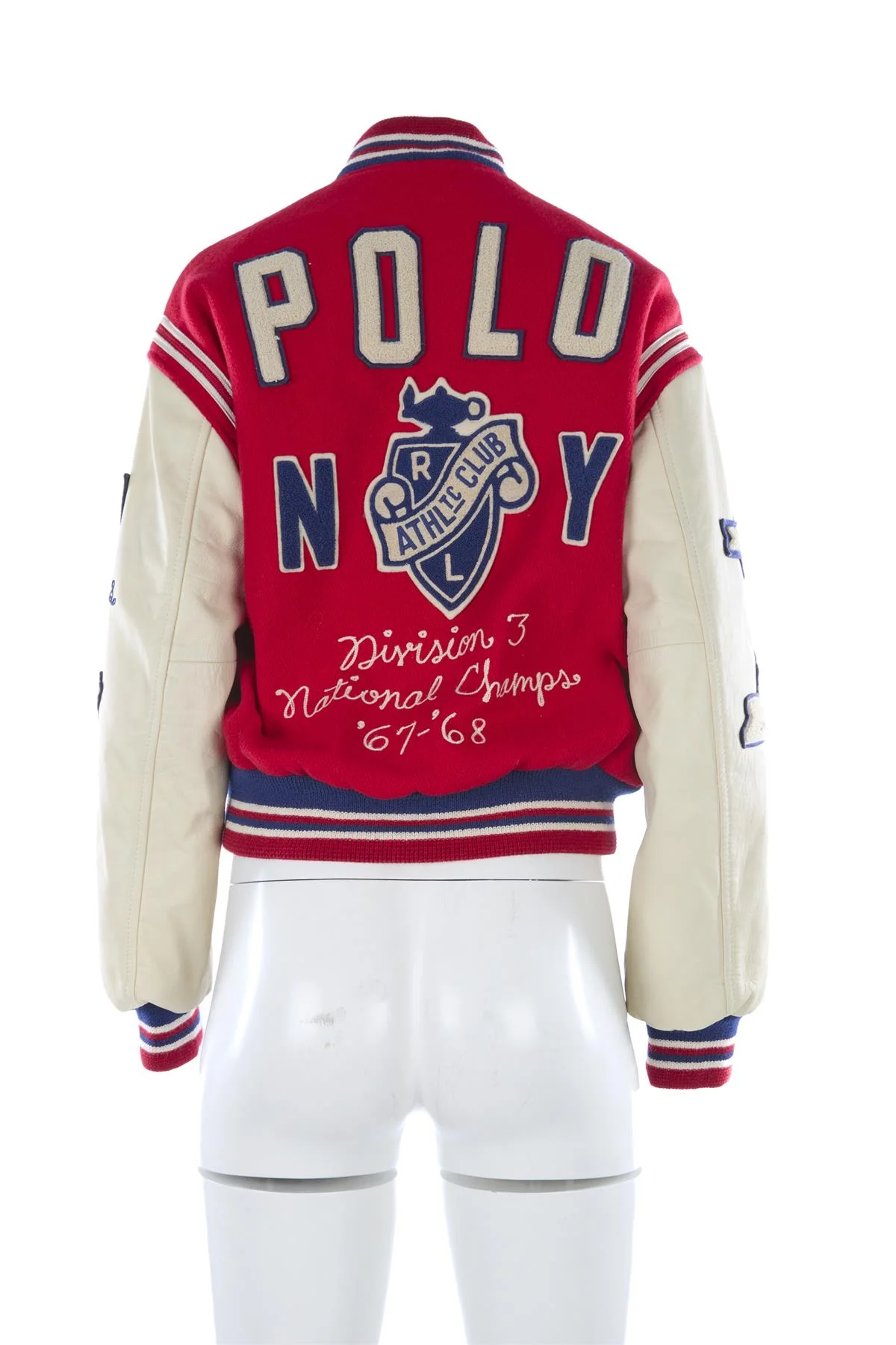 POLO RALPH LAUREN RED WOOL JACKET SMALL - Image 4