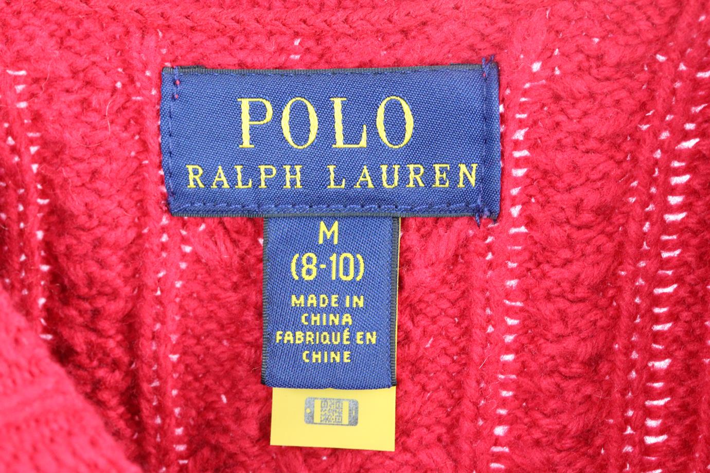 POLO RALPH LAURENT KIDS GIRLS KNITTED DRESS 8-10 YEARS - Image 5