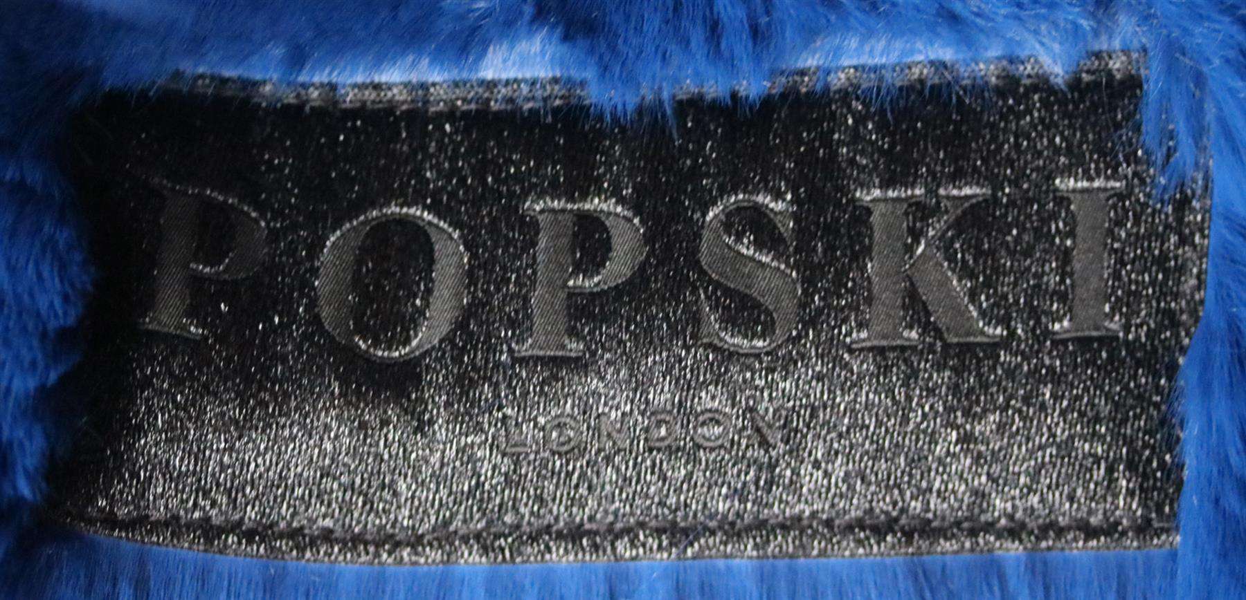 POPSKI LONDON KIDS GIRLS FAUX FUR LINED BOMBER JACKET 4 YEARS - Image 3