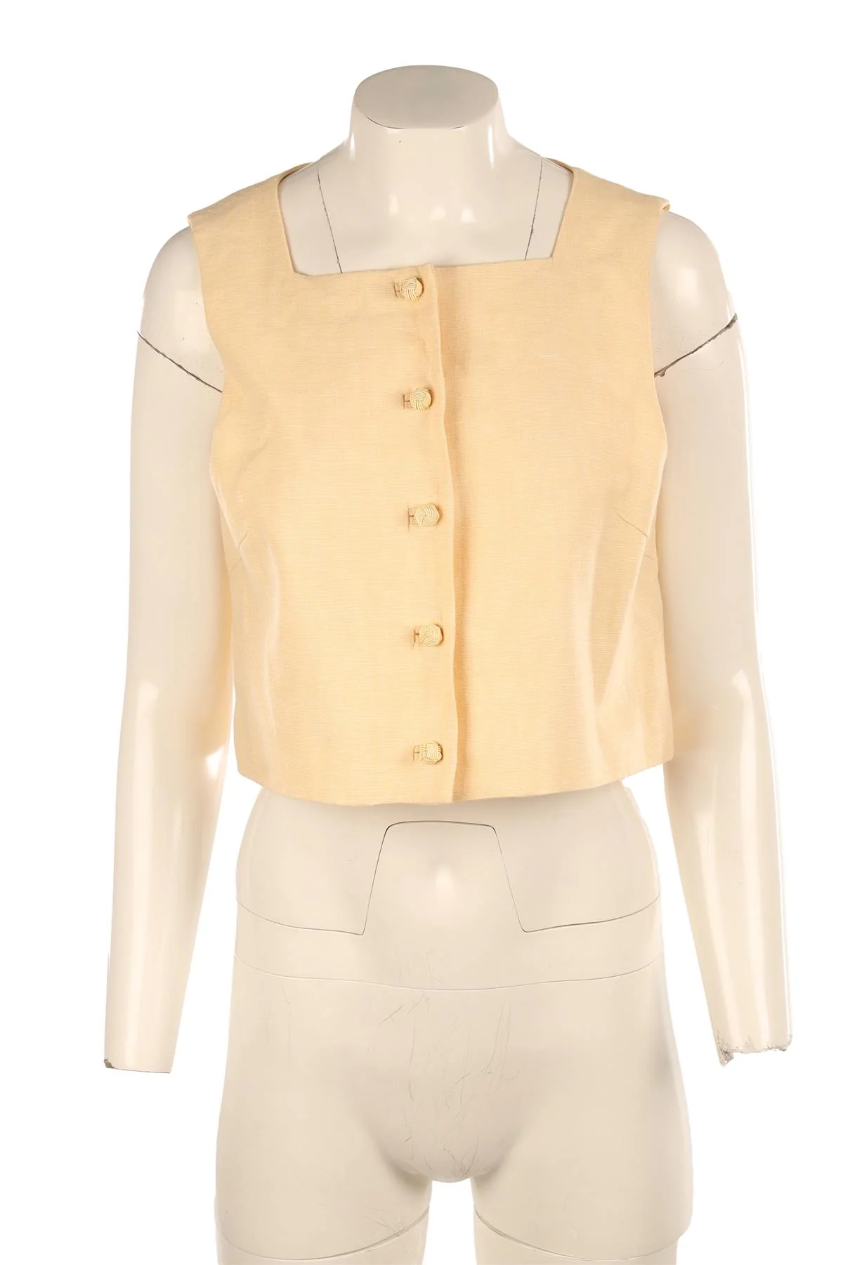POSSE YELLOW LINEN TOP SMALL - Image 2