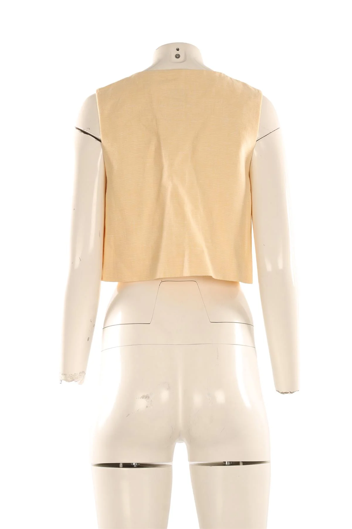 POSSE YELLOW LINEN TOP SMALL - Image 4