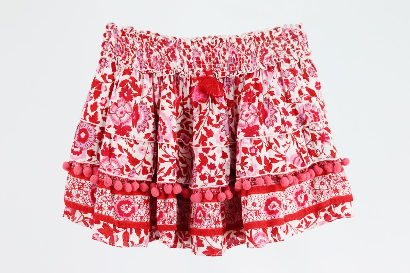 POUPETTE ST BARTH KIDS GIRLS PRINTED TOP AND SKIRT SET 7-8 YEARS - Image 4