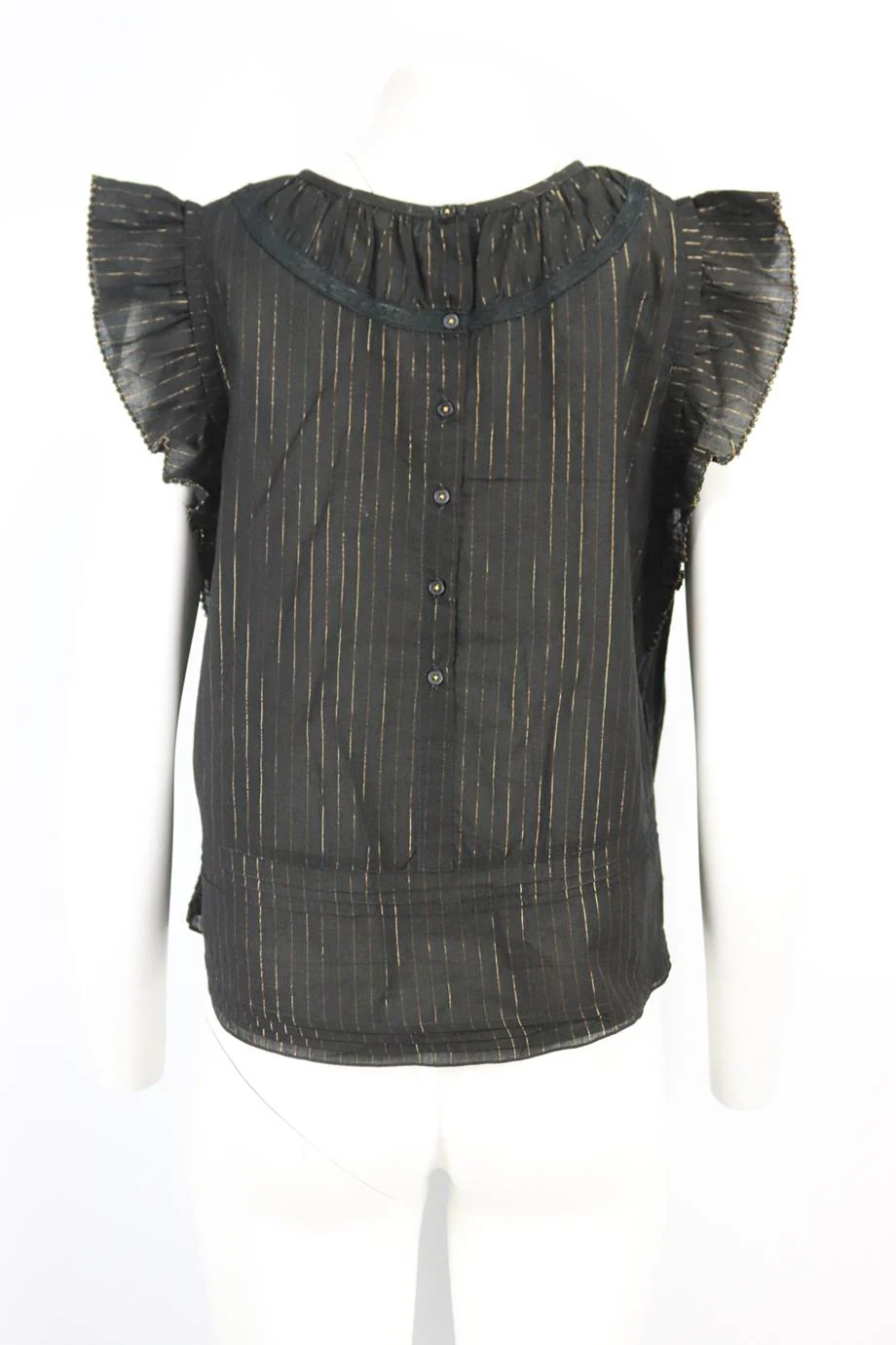 POUPETTE ST BARTH STRIPED COTTON TOP MEDIUM - Image 4