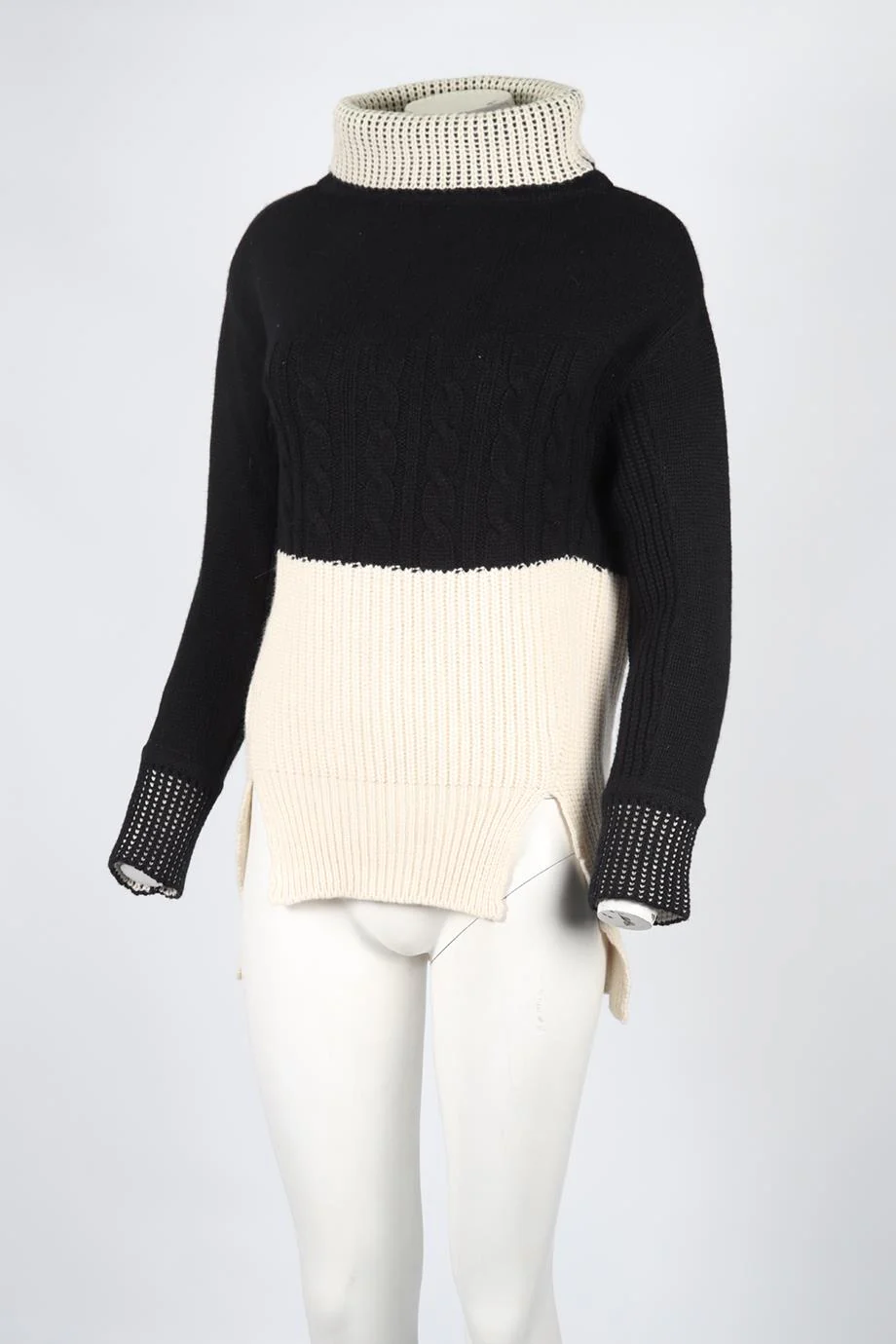 PRABEL GURUNG CASHMERE TURTLENECK SWEATER SMALL - Image 3
