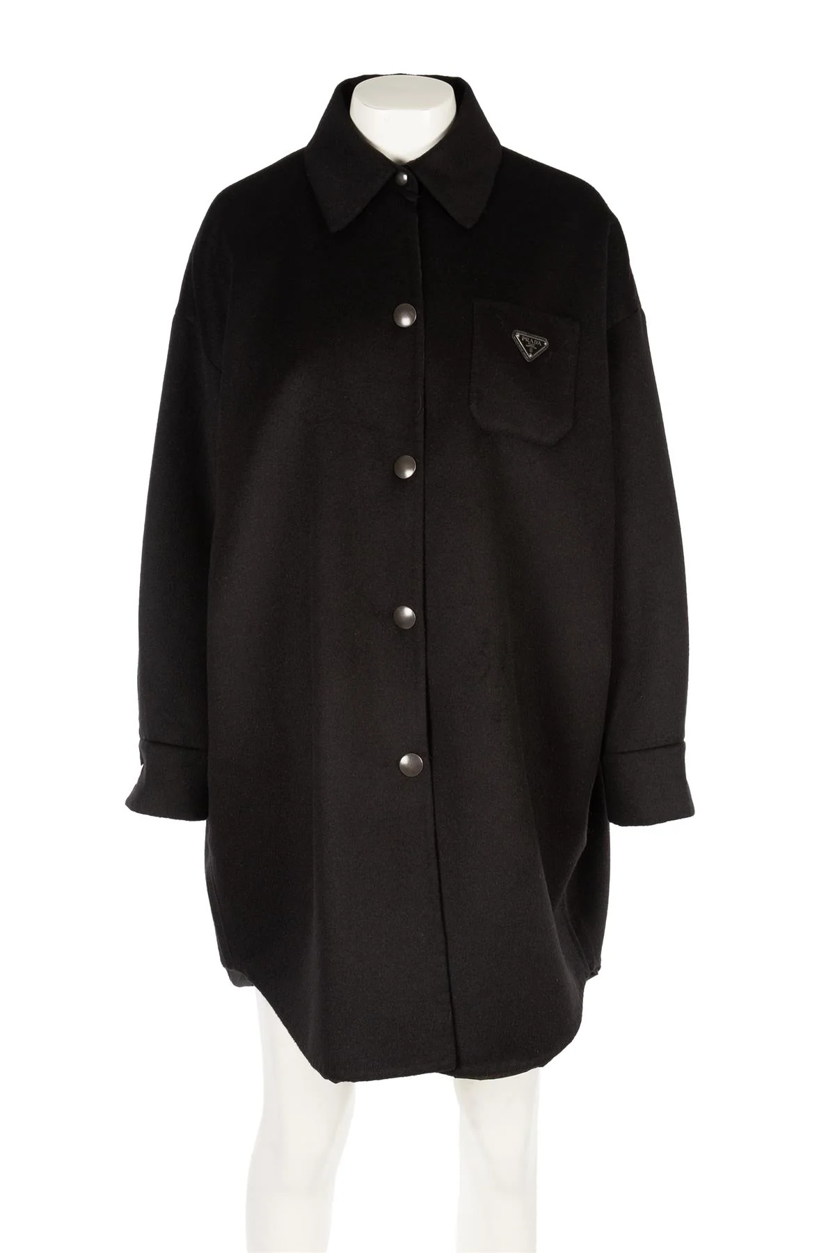 PRADA BLACK CASHGORA JACKET IT 38 UK 6 - Image 2