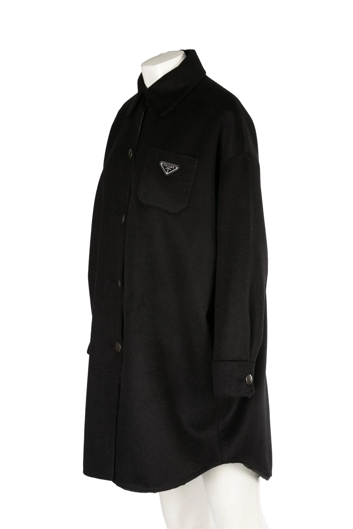 PRADA BLACK CASHGORA JACKET IT 38 UK 6 - Image 3
