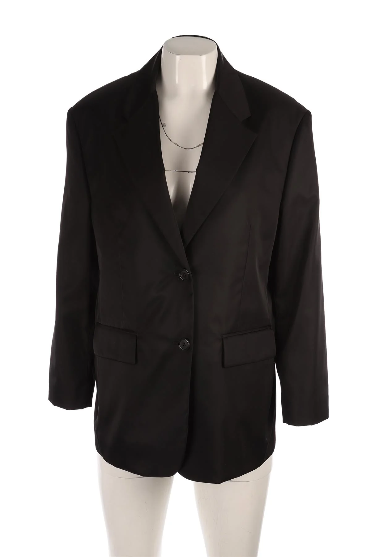 PRADA BLACK NYLON BLAZER IT 42 UK 10 - Image 2